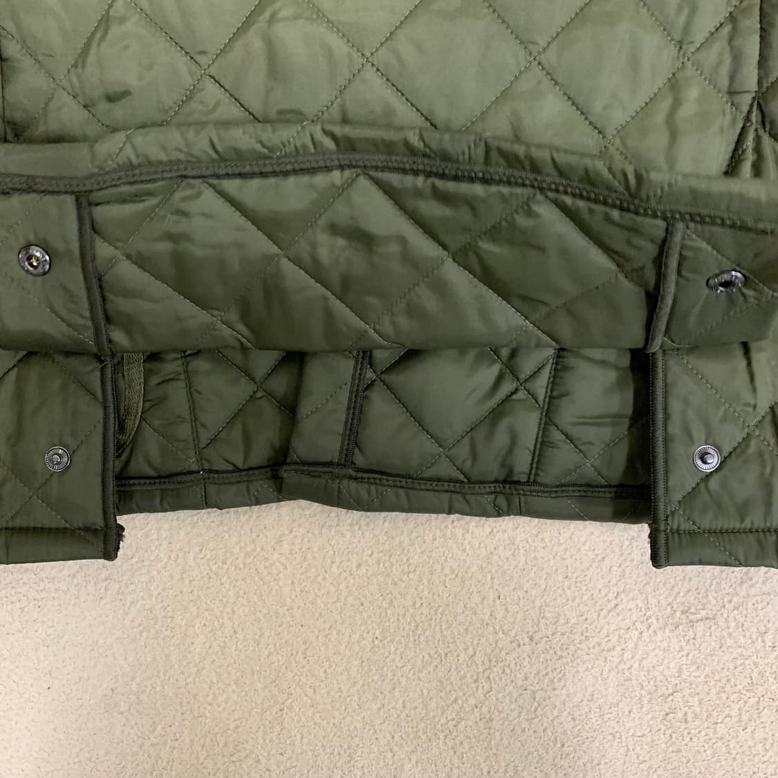 바버 헤리티지 리더스데일 퀼팅자켓(XL/그린) 퀄팅자켓 상품이미지5