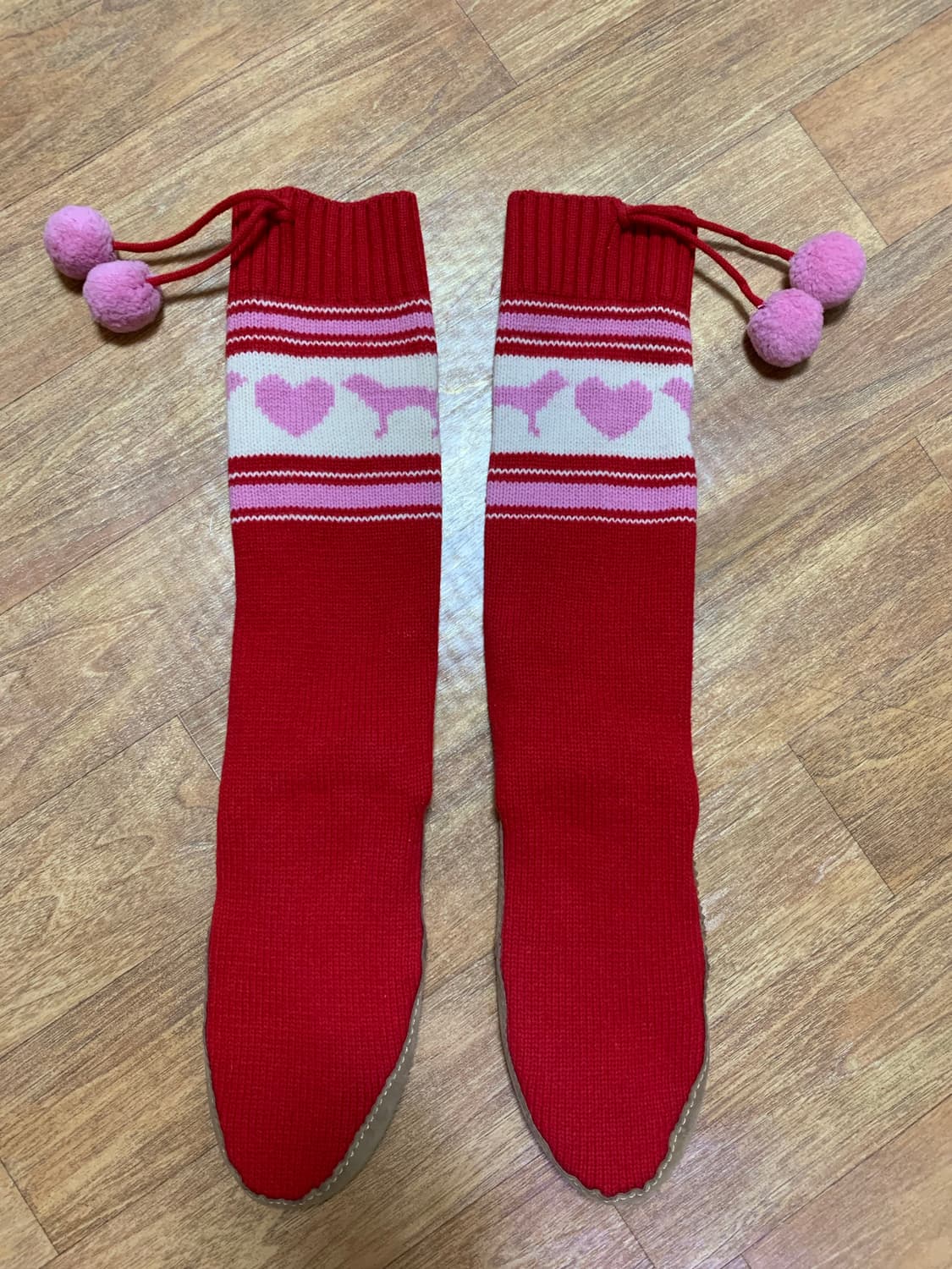 빅토리아 시크릿 핑크 00'S 니트 부츠-슬리퍼(S 사이즈) 상품이미지6