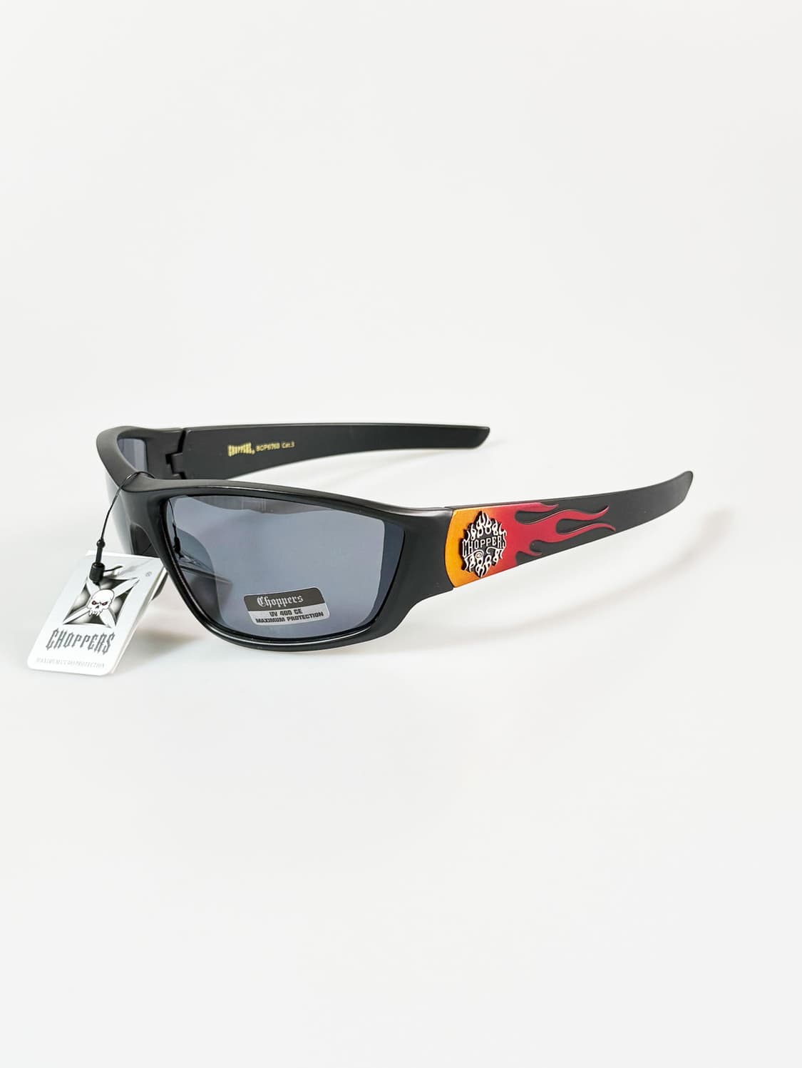 CHOPPERS 맷블랙 랩어라운드 스포티 바이커 빈티지 선글라스 상품이미지1