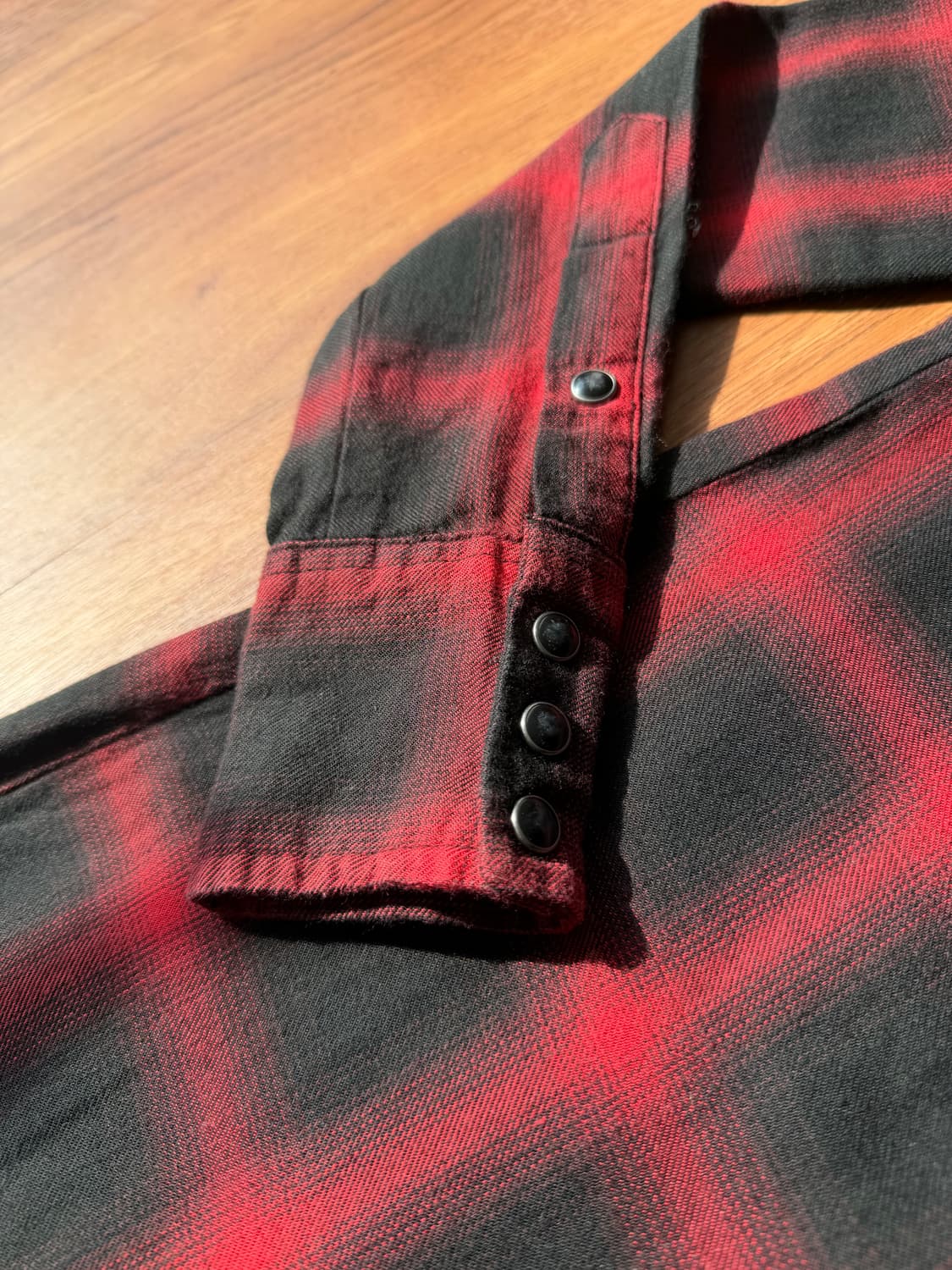 알썰틴 체크 롱 셔츠  R13 상품이미지3