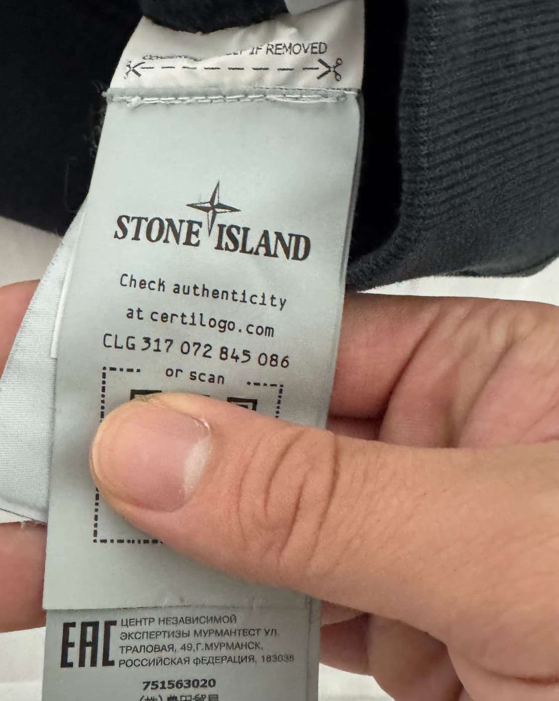 [L]21FW 스톤아일랜드 크루넥 블랙 맨투맨 상품이미지4