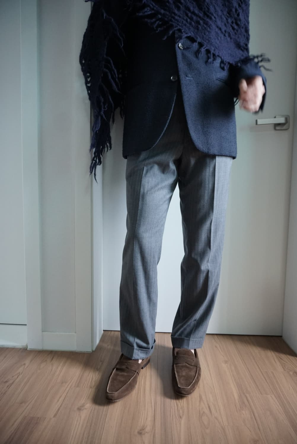 Comme des garcons stripe wool pants 상품이미지3