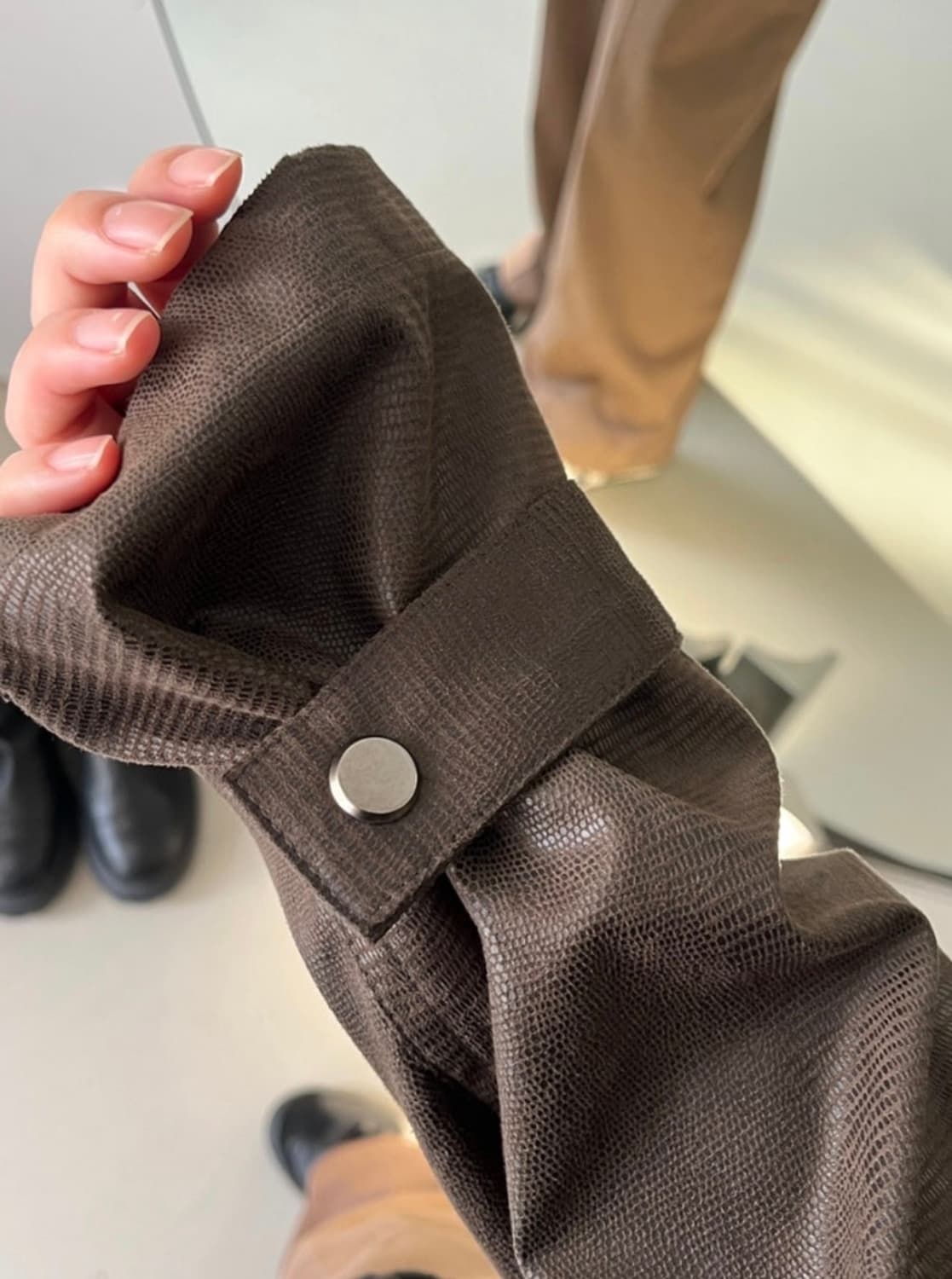 보헤미안서울 사파리 하프 코트 상품이미지3