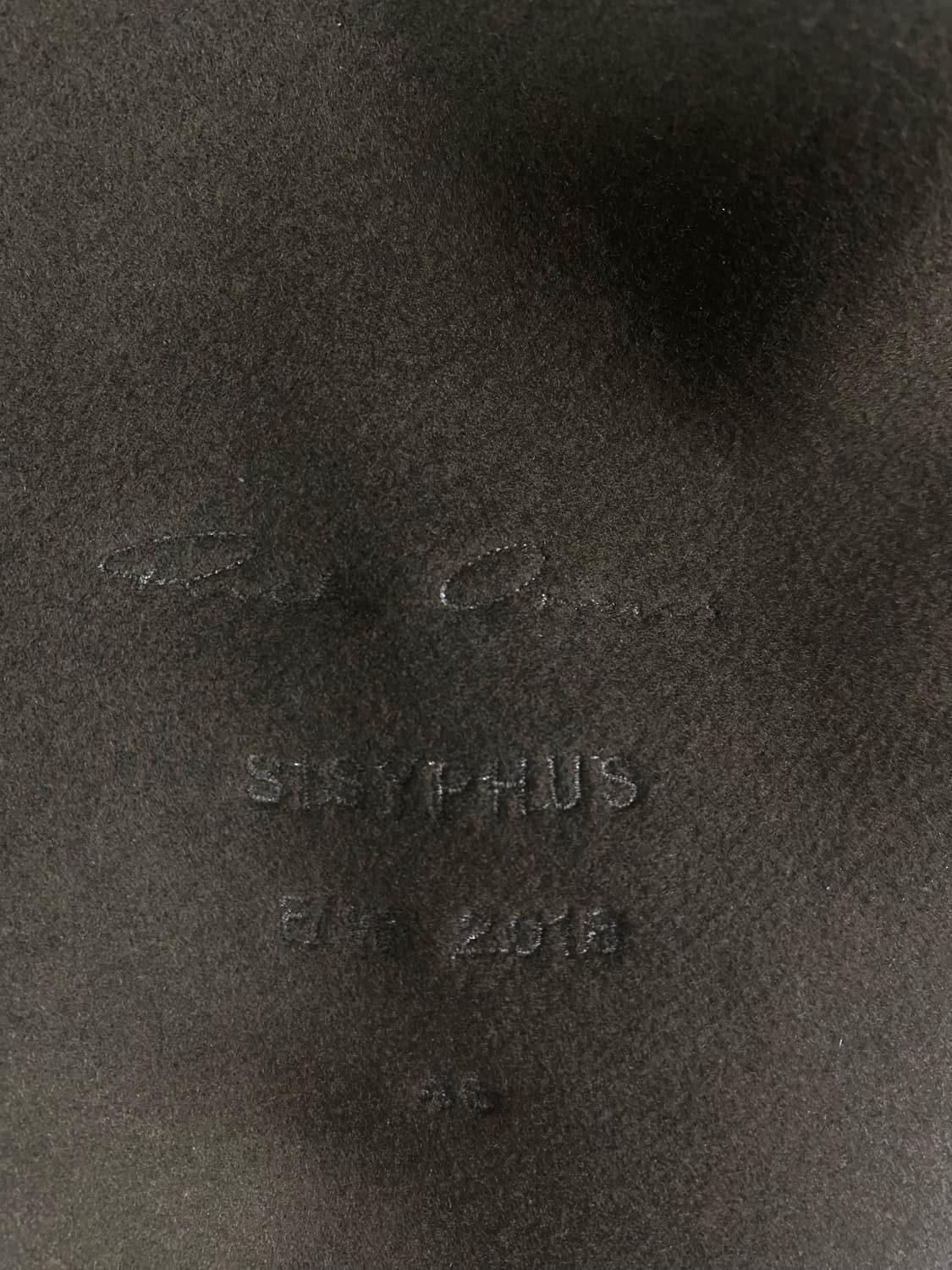 릭오웬스 2018 sisyphus 코트 더티그린 상품이미지4