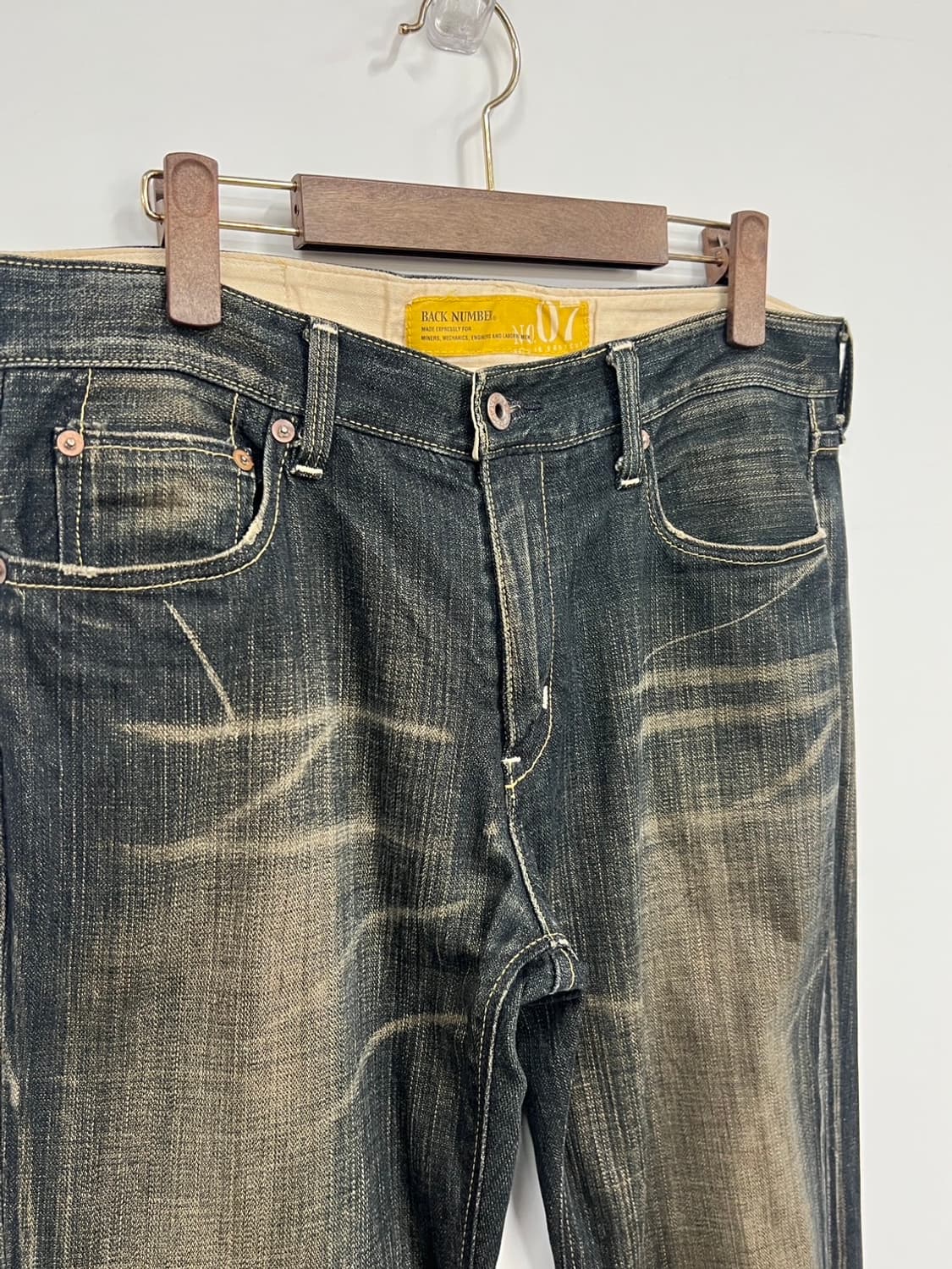 블랙넘버 제팬 빈티지 부츠컷 나팔핏 데님 팬츠 상품이미지2