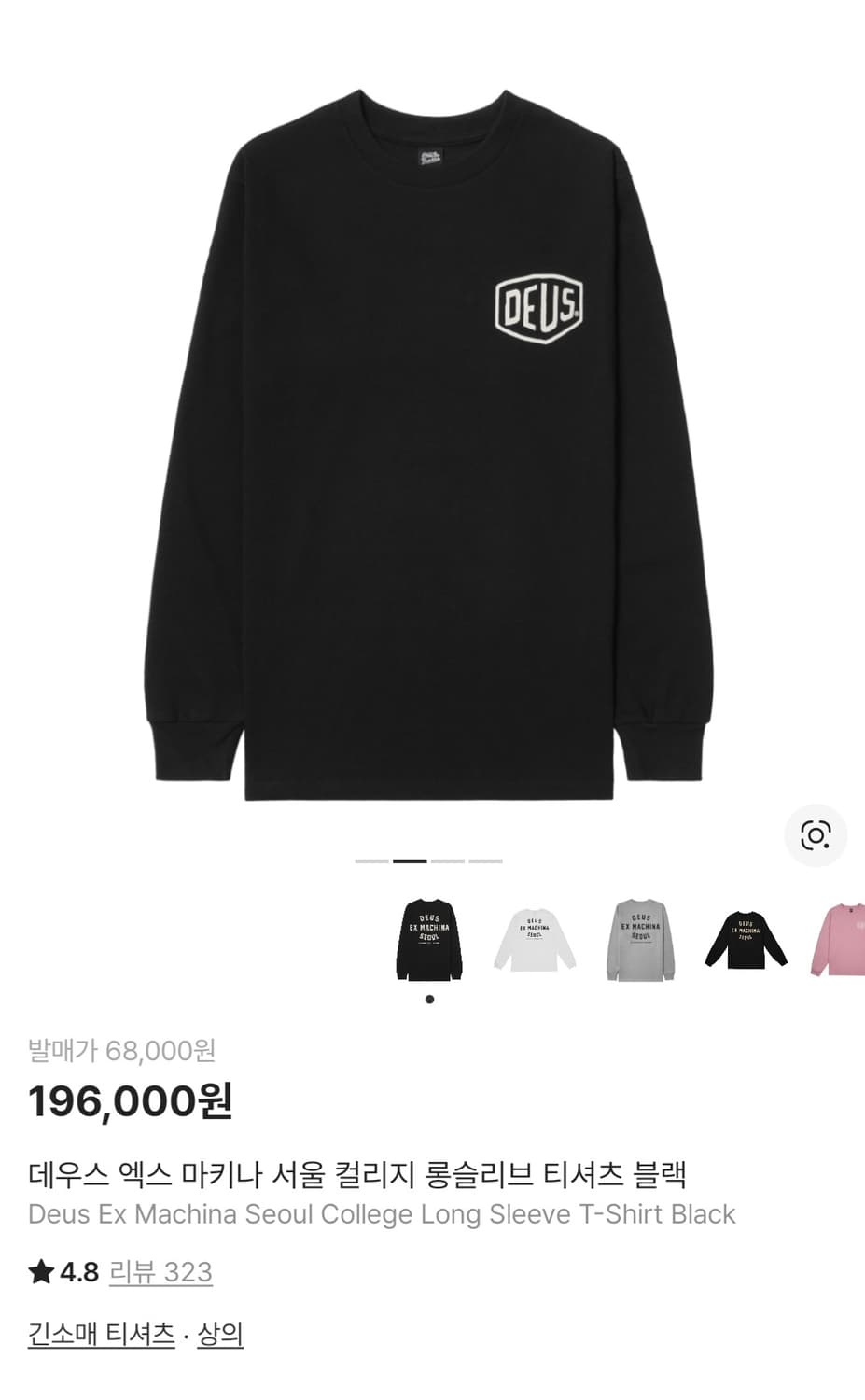 데우스 엑스 마키나 서울 롱슬리브 NAVY XL 상품이미지2