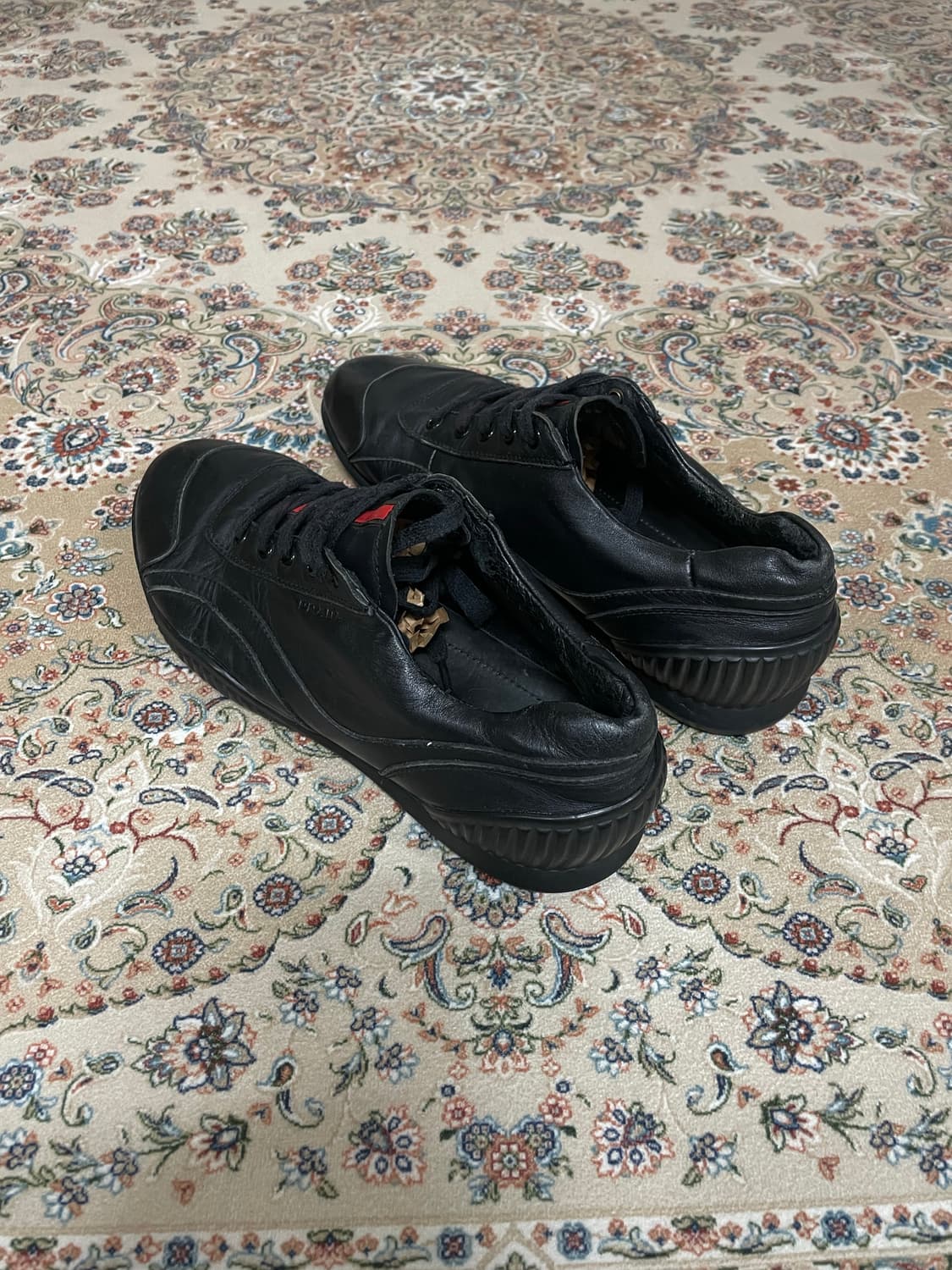 00s 프라다스포츠 아카이브 레더 스니커즈 270mm 상품이미지6