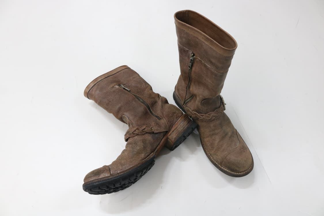 훕데두 그런지 레더 부츠 상품이미지6