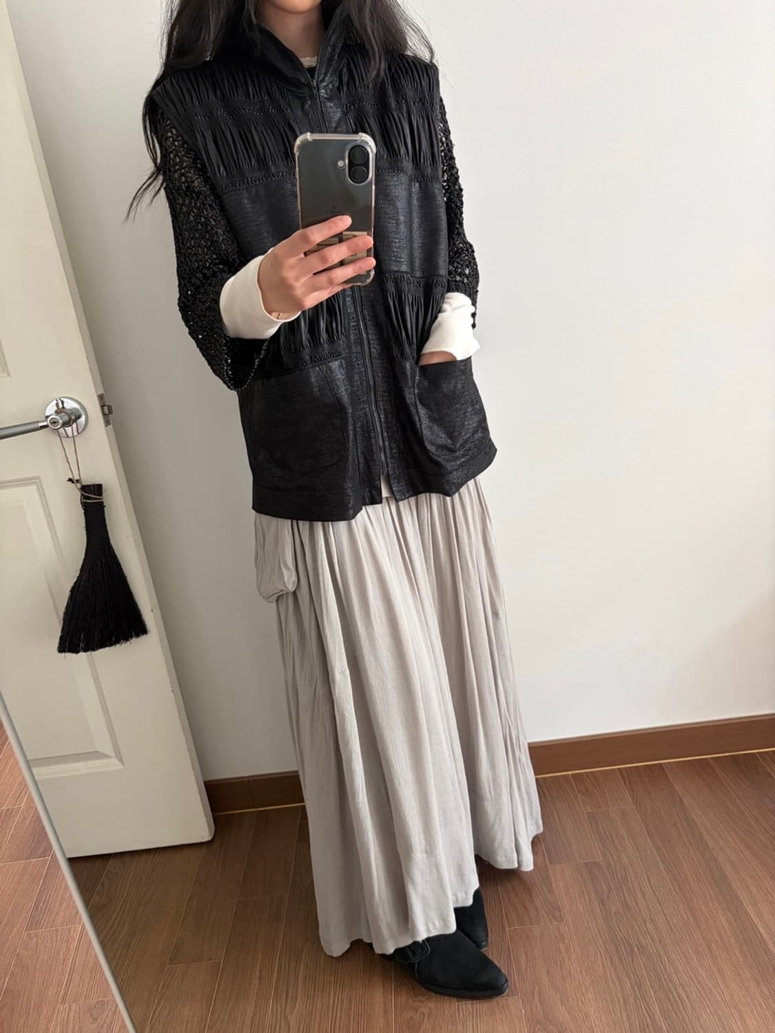 shirring vest 상품이미지4