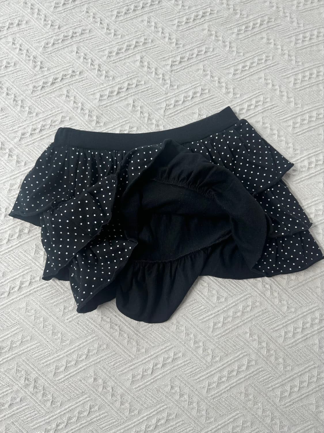 캣 프린티드 패턴 레깅스 스커트 3pcs SET 상품이미지8