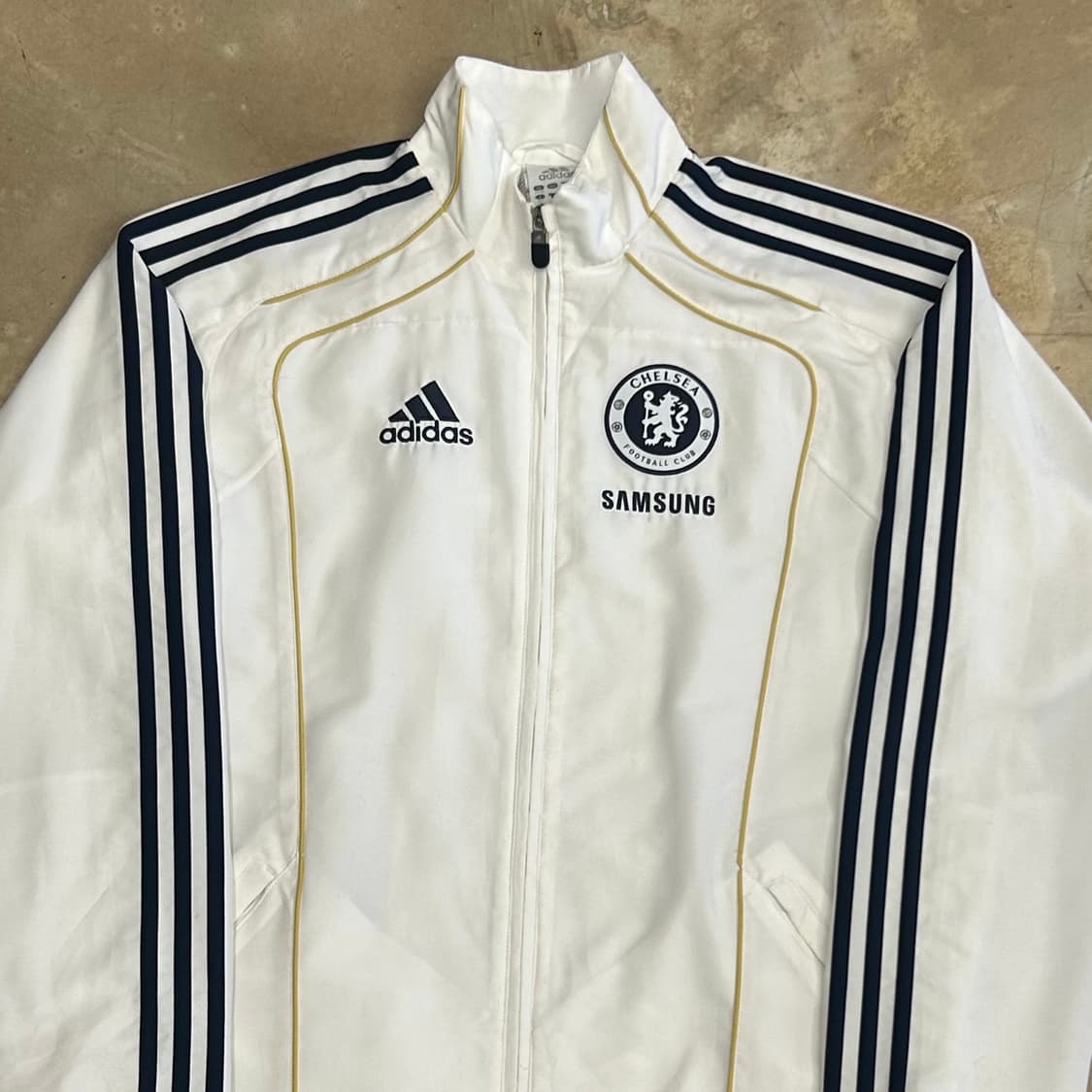 34/36 아디다스 삼성 첼시FC 화이트 바람막이 상품이미지1