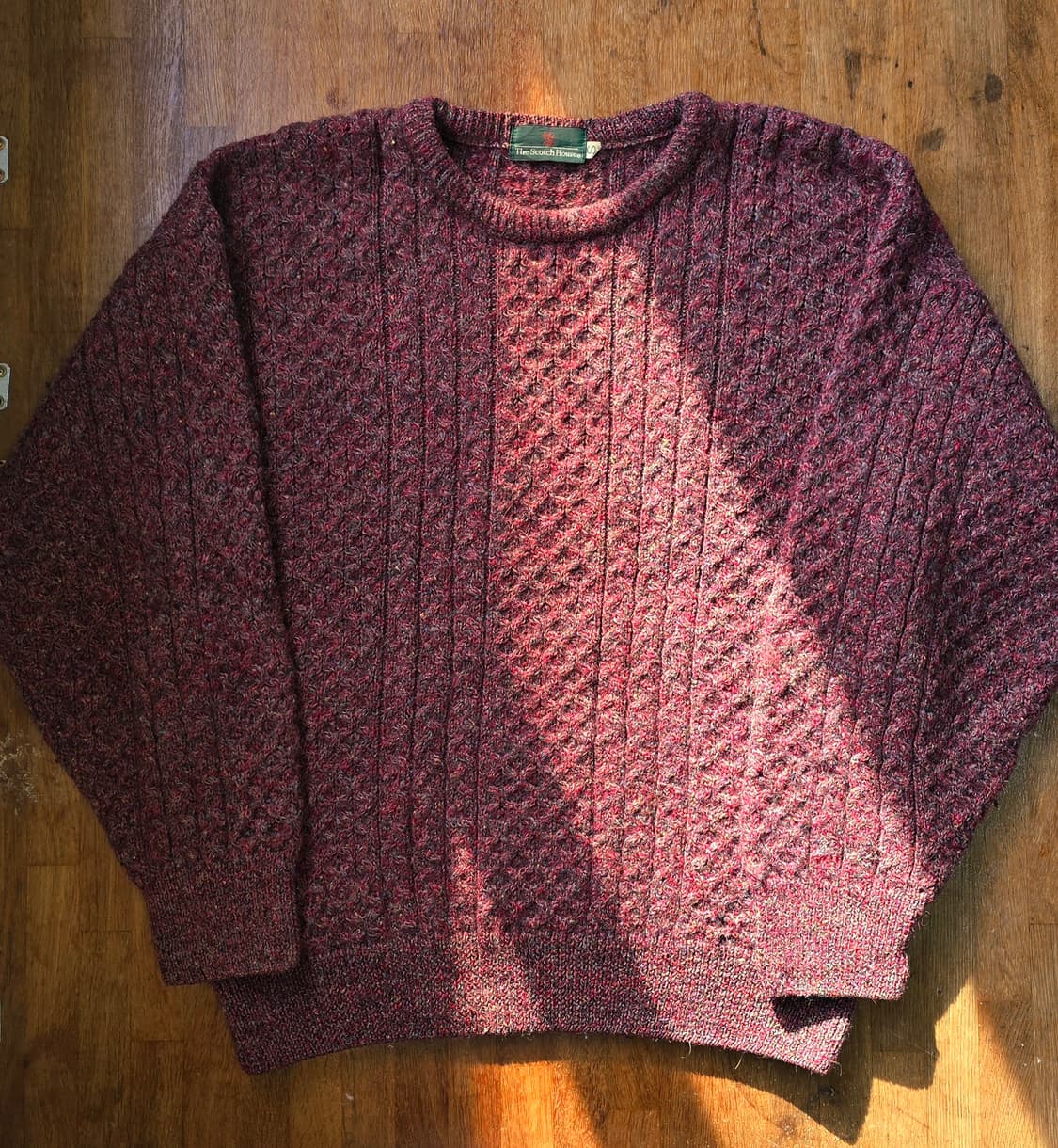 빈티지 아일랜드 니트 울 & 알파카 혼방 상품이미지1