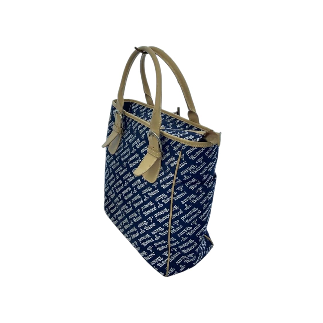 비비안 웨스트우드 로고패턴 캔버스 토트백 상품이미지3