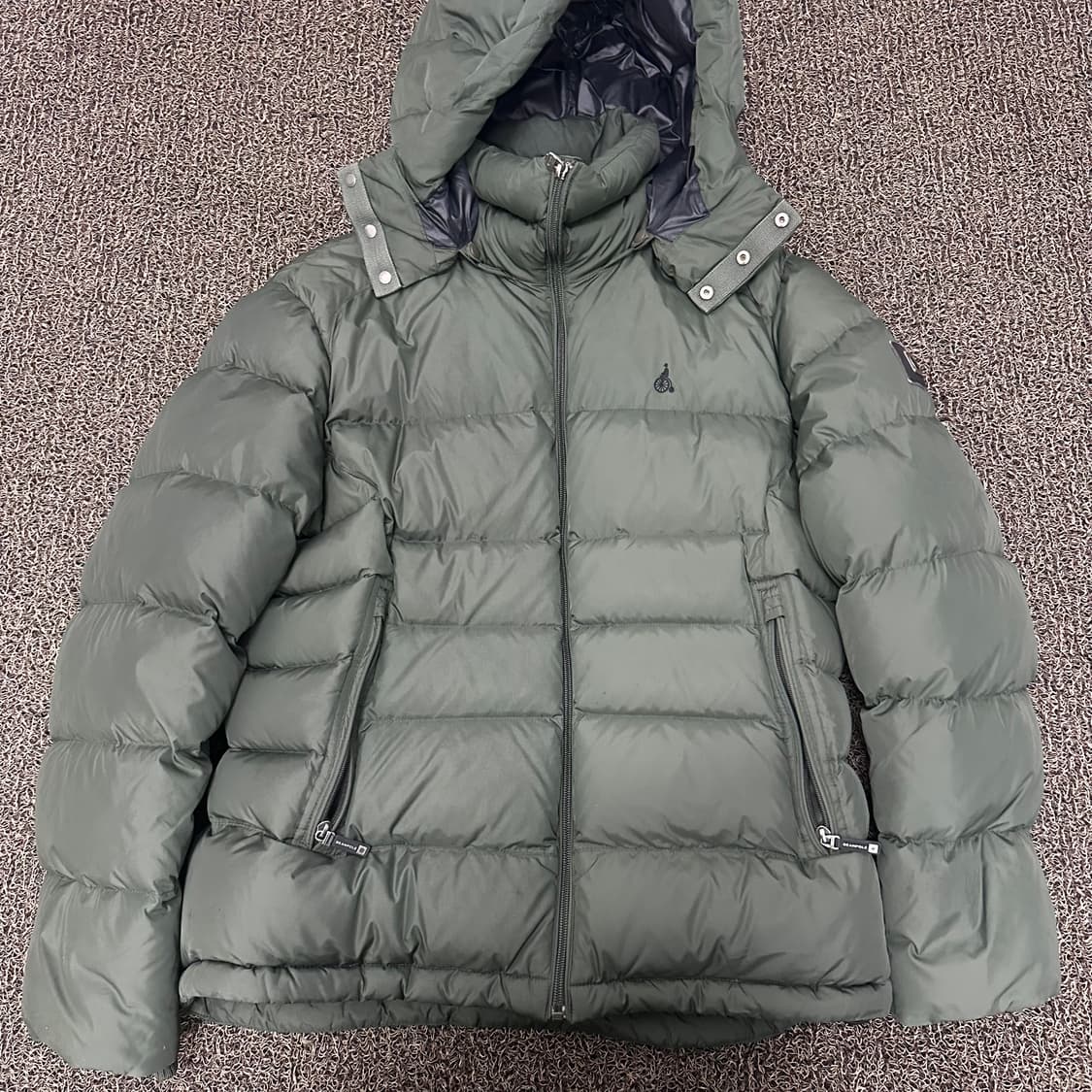 빈폴 덕다운 후드 패딩 점퍼 카키 105(XL) 상품이미지1