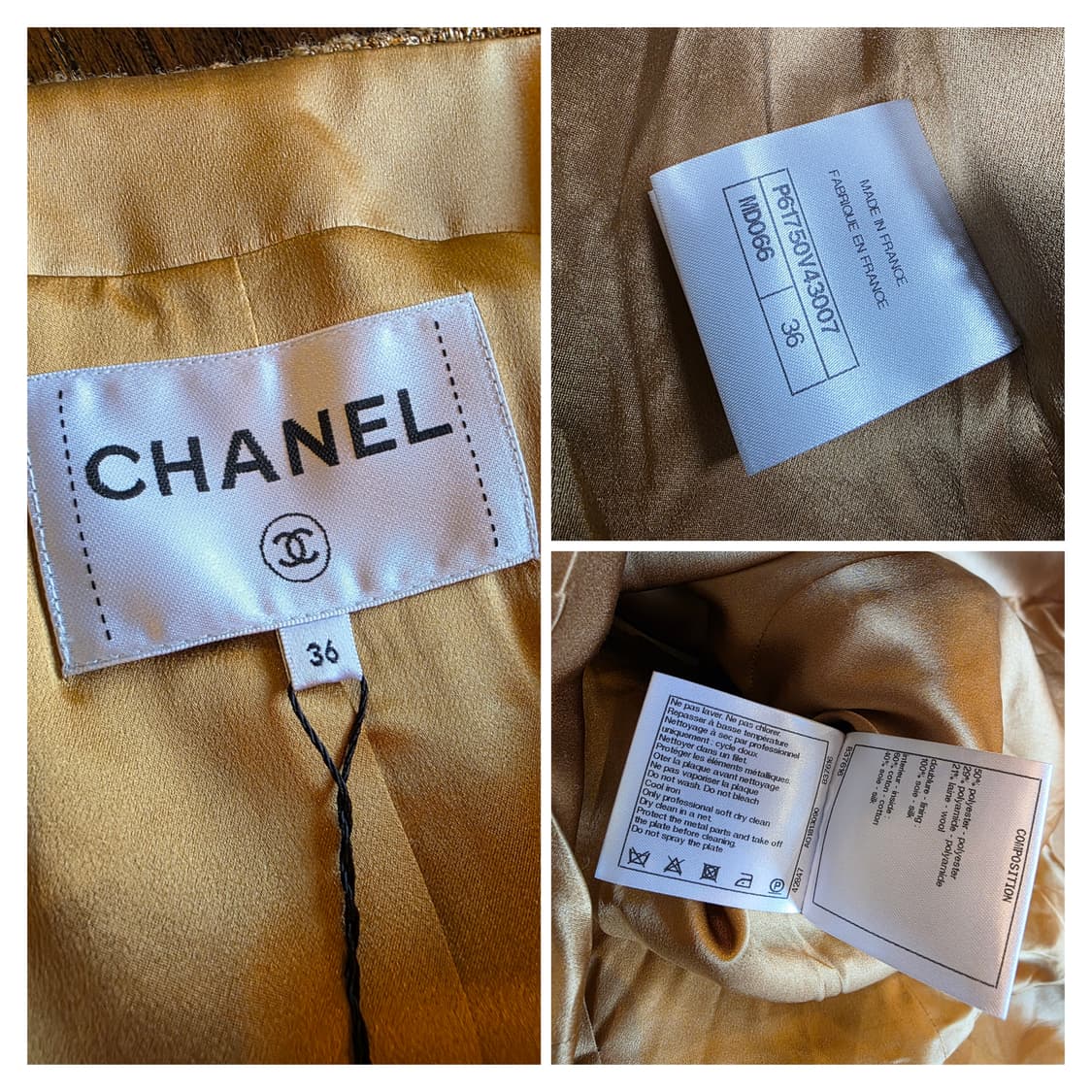 (새상품) 샤넬 프리폴 파리 컬렉션 자켓 / 명품감정서 첨부 / 36 상품이미지10