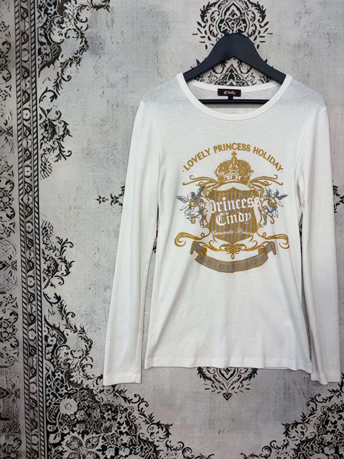 일본빈티지 Y2K 큐빅 글리터 롱슬리브 상품이미지8