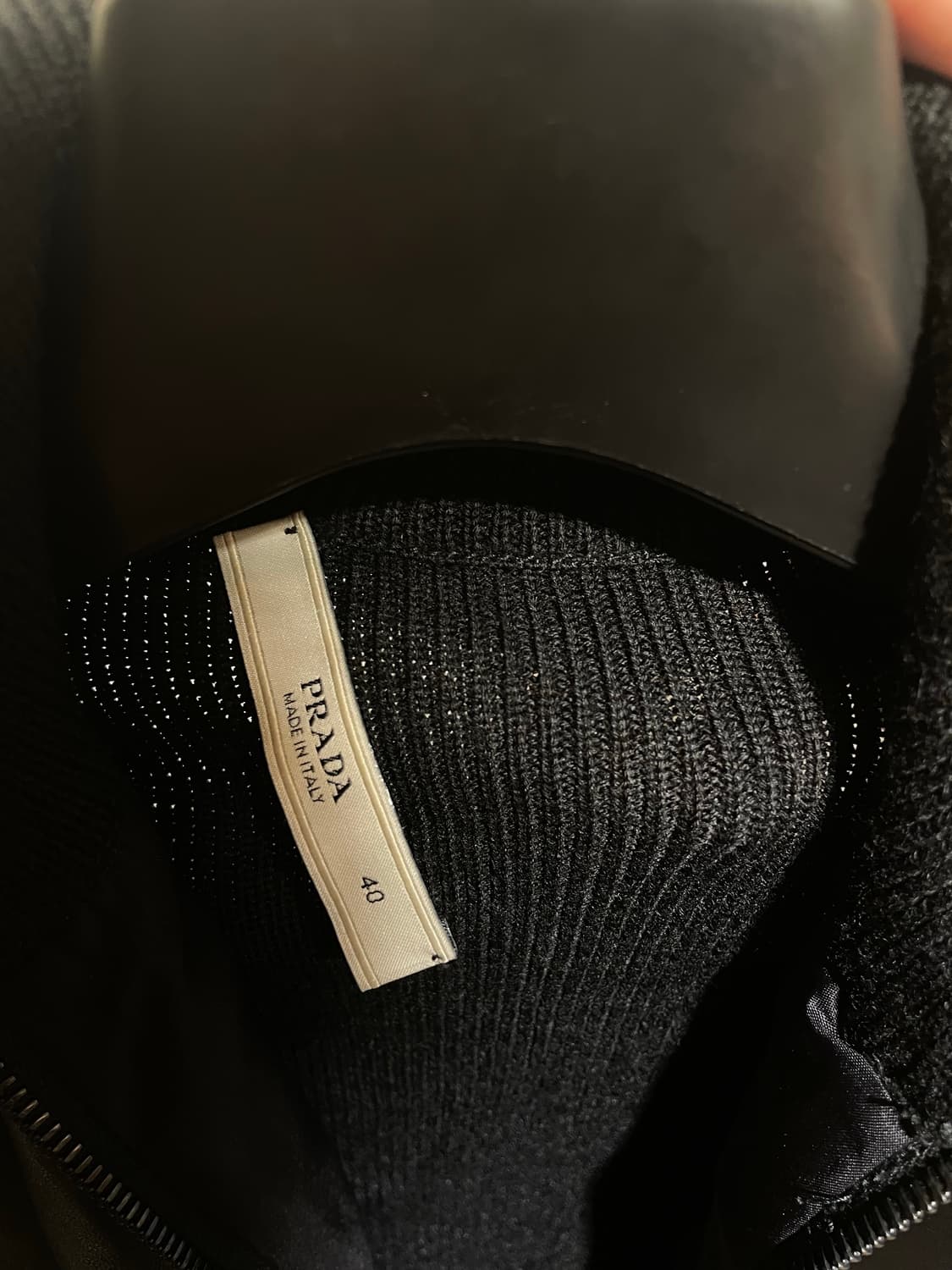 00’s Prada milano leather zip-up (40) 상품이미지6