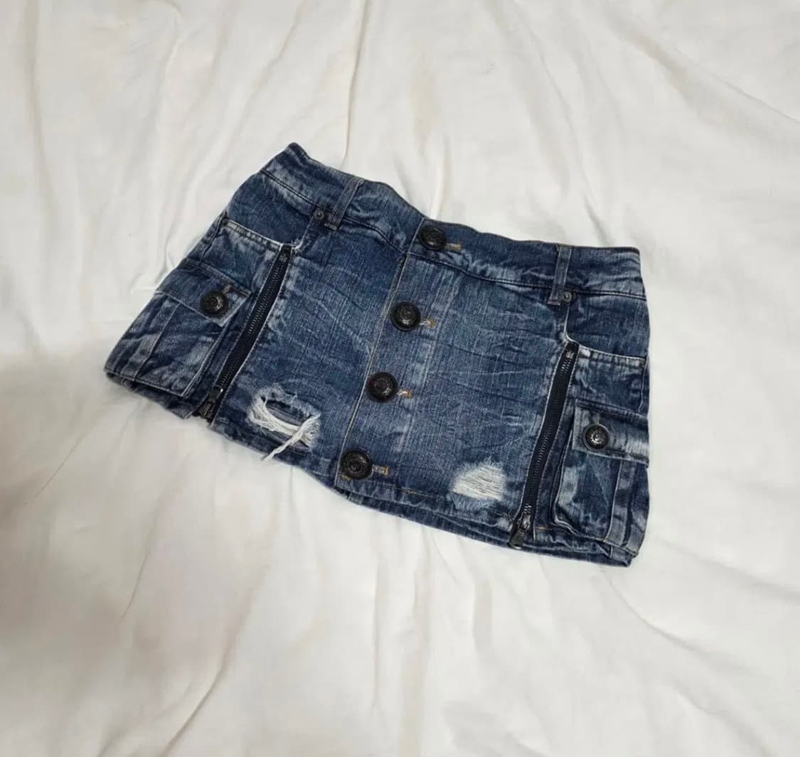 디그딥 치마바지 스커트 갸루 펑크 와투케 y2k 다이아깔 상품이미지1