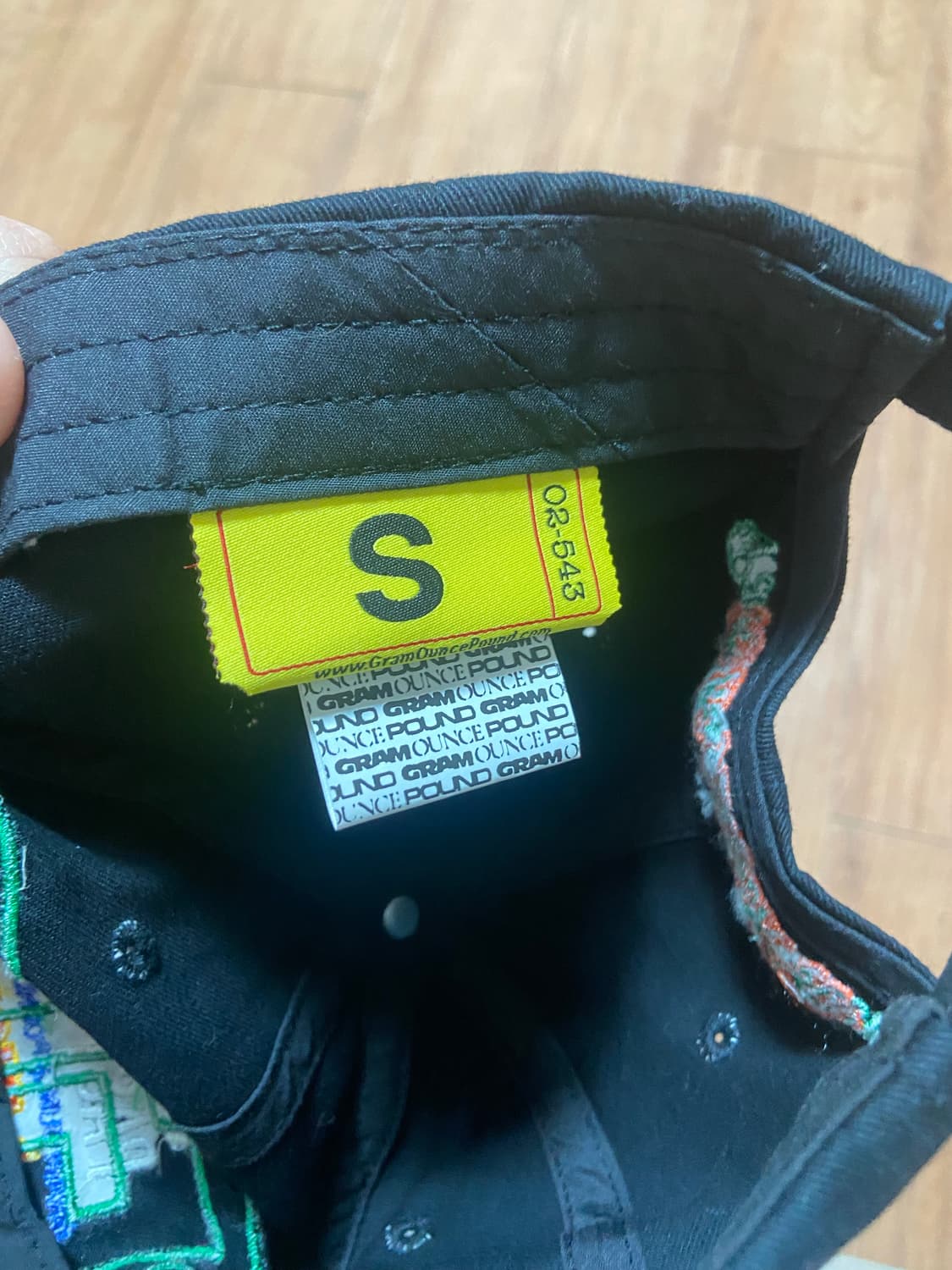 [S]그램아운스파운드 REMEMBER 6-PANEL CAP 상품이미지4