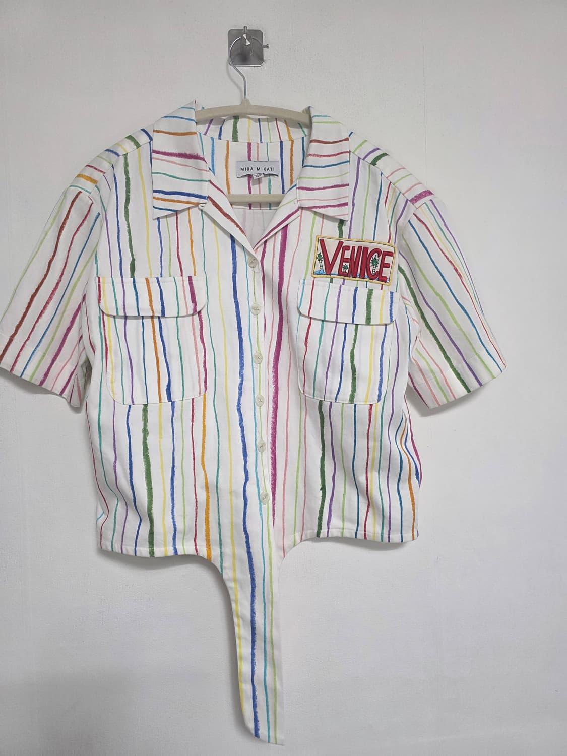 MIRA MIKATI 미라미카티 스트라이프 셔츠 스커트 세트 38 상품이미지4