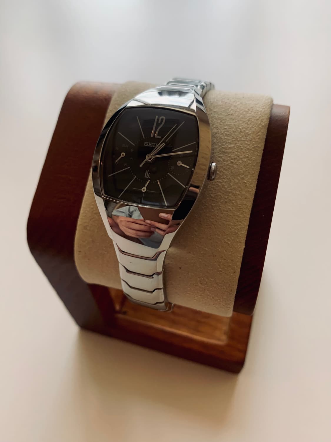 세이코 Seiko LK 레이디스 쉘 실버 블랙 버전 상품이미지1