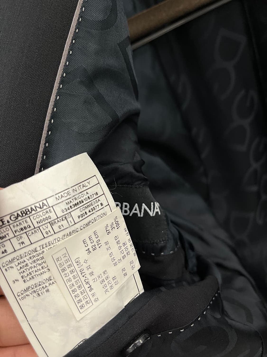 95) 돌체앤가바나 블랙 블레이져  상품이미지7