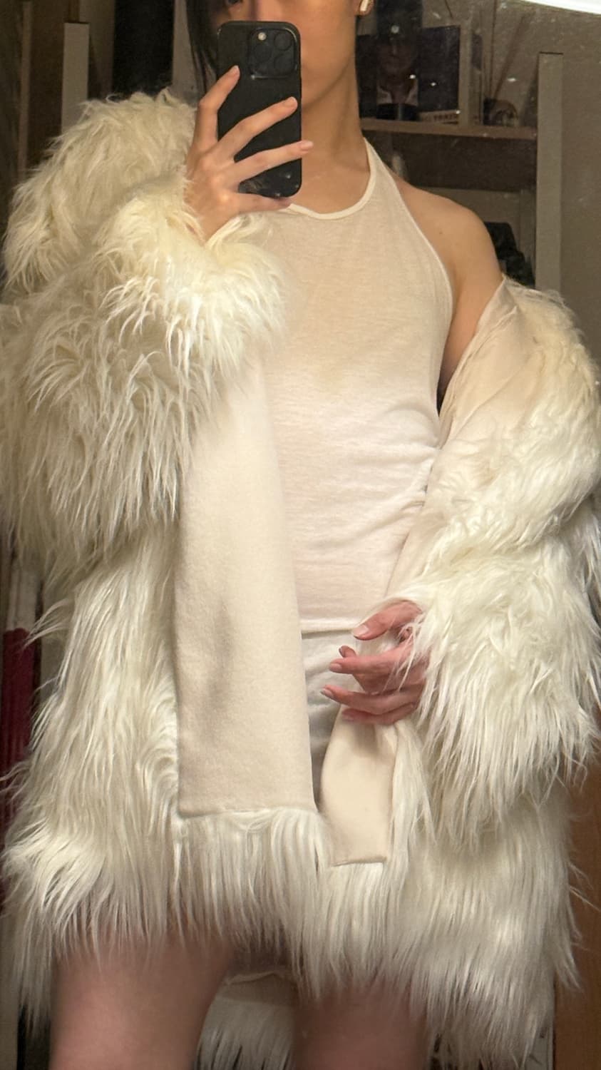 ENTIRE STUDIOS의 벨트 페이크 퍼 코트 xs 상품이미지7