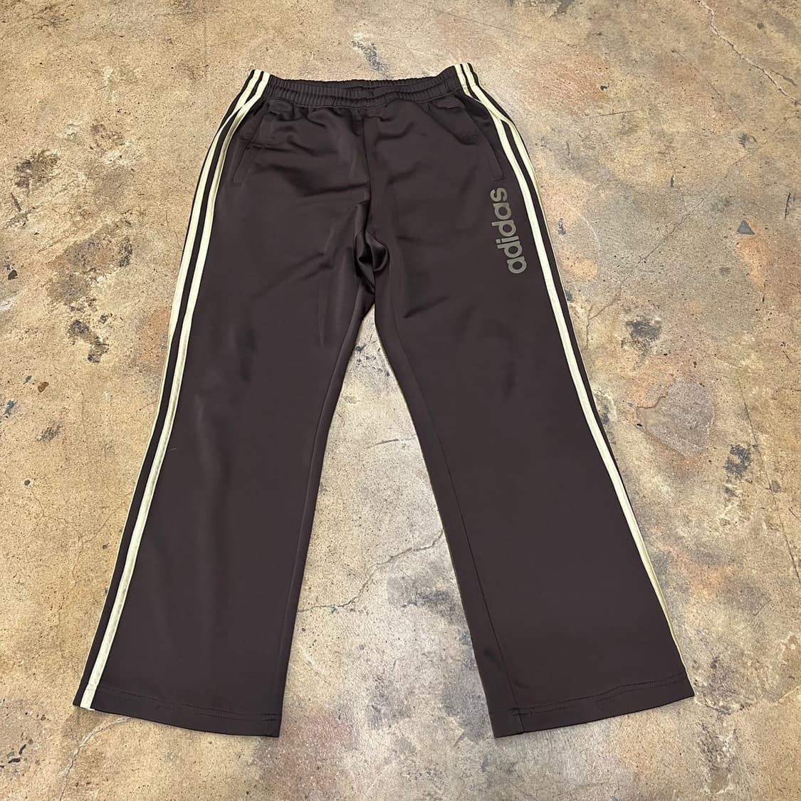 [정품/100] 아디다스 삼선 트레이닝 바지 브라운 초코  상품이미지2