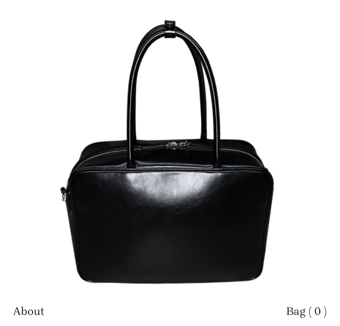더미스테리어스호텔 카우 레더 스퀘어 백 상품이미지9