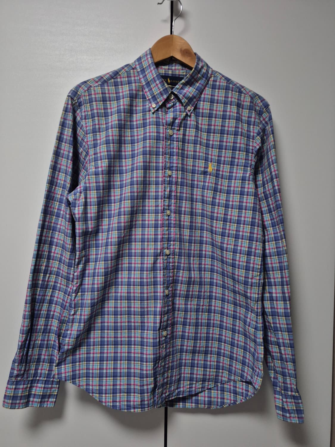폴로 랄프로렌 체크 남방 긴팔 셔츠 남성 95사이즈 상품이미지1