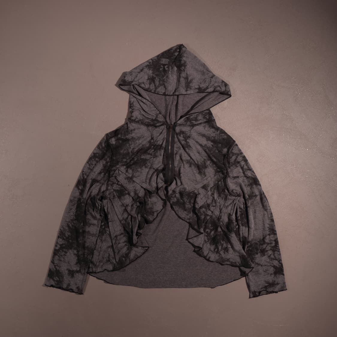 SHIRRING ZIP-UP HOODIE 상품이미지1
