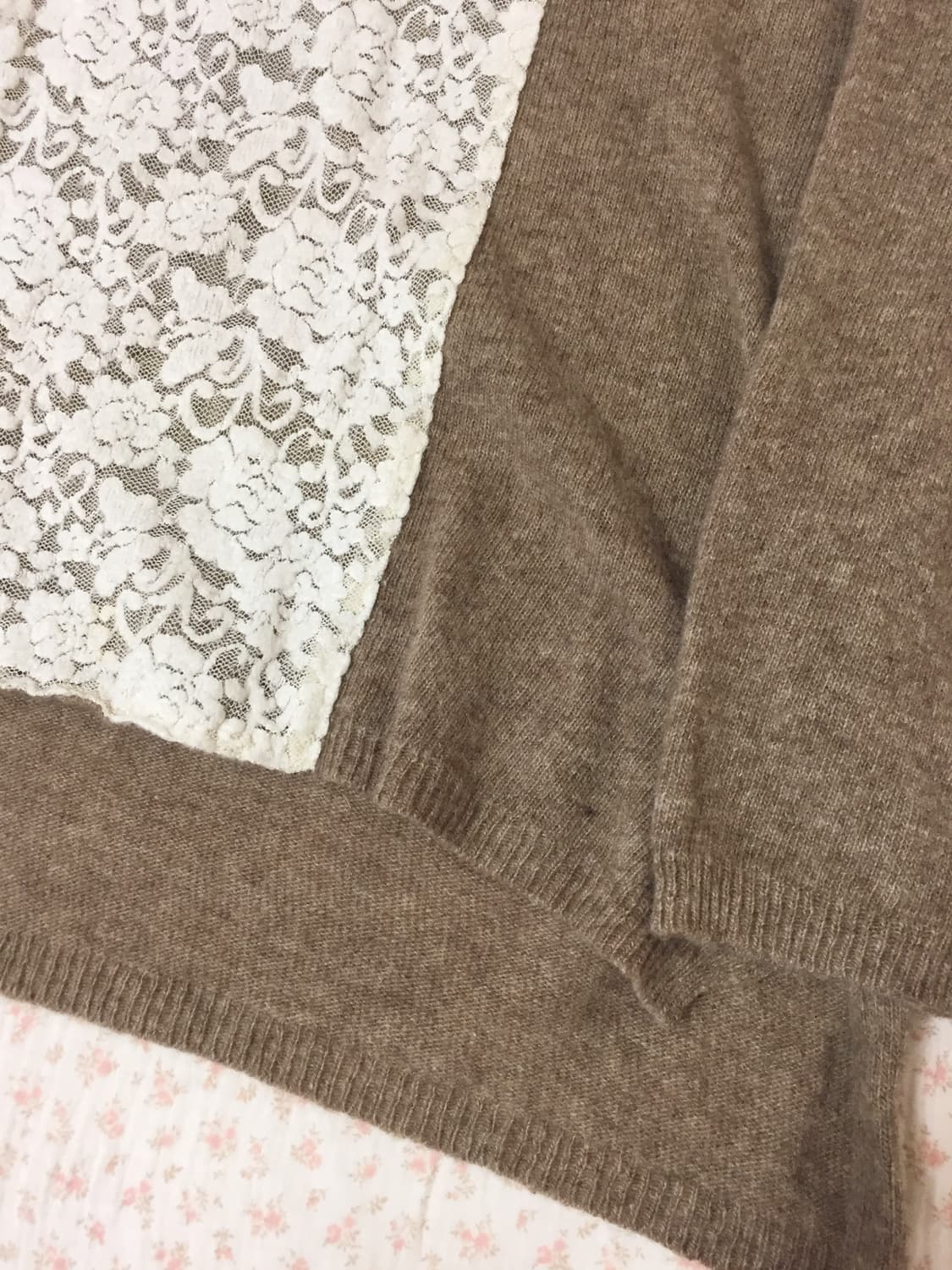빈티지 모리걸 사만사모스 레이스 니트 상품이미지3