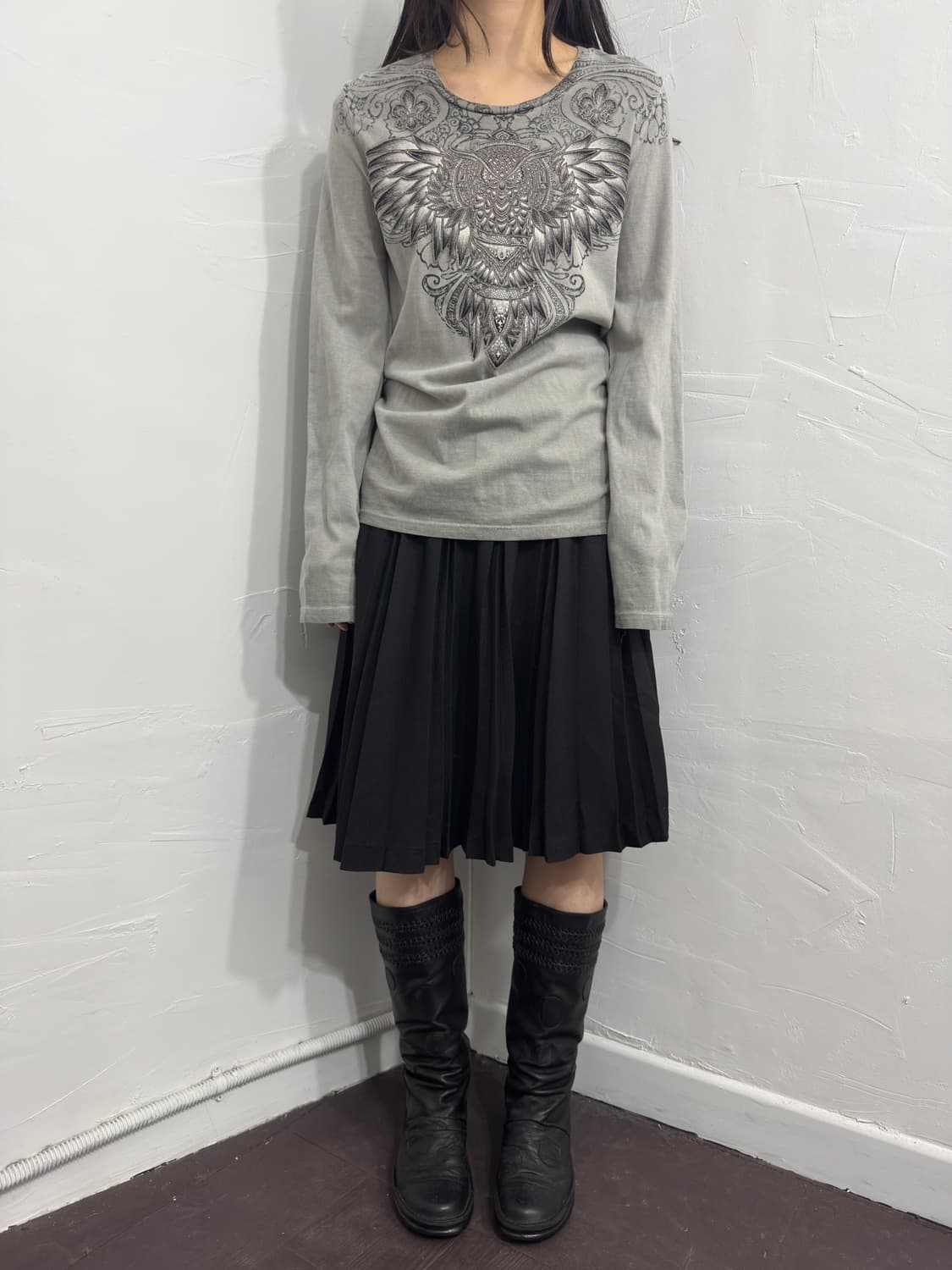 punk graphic printing longsleeve 상품이미지2