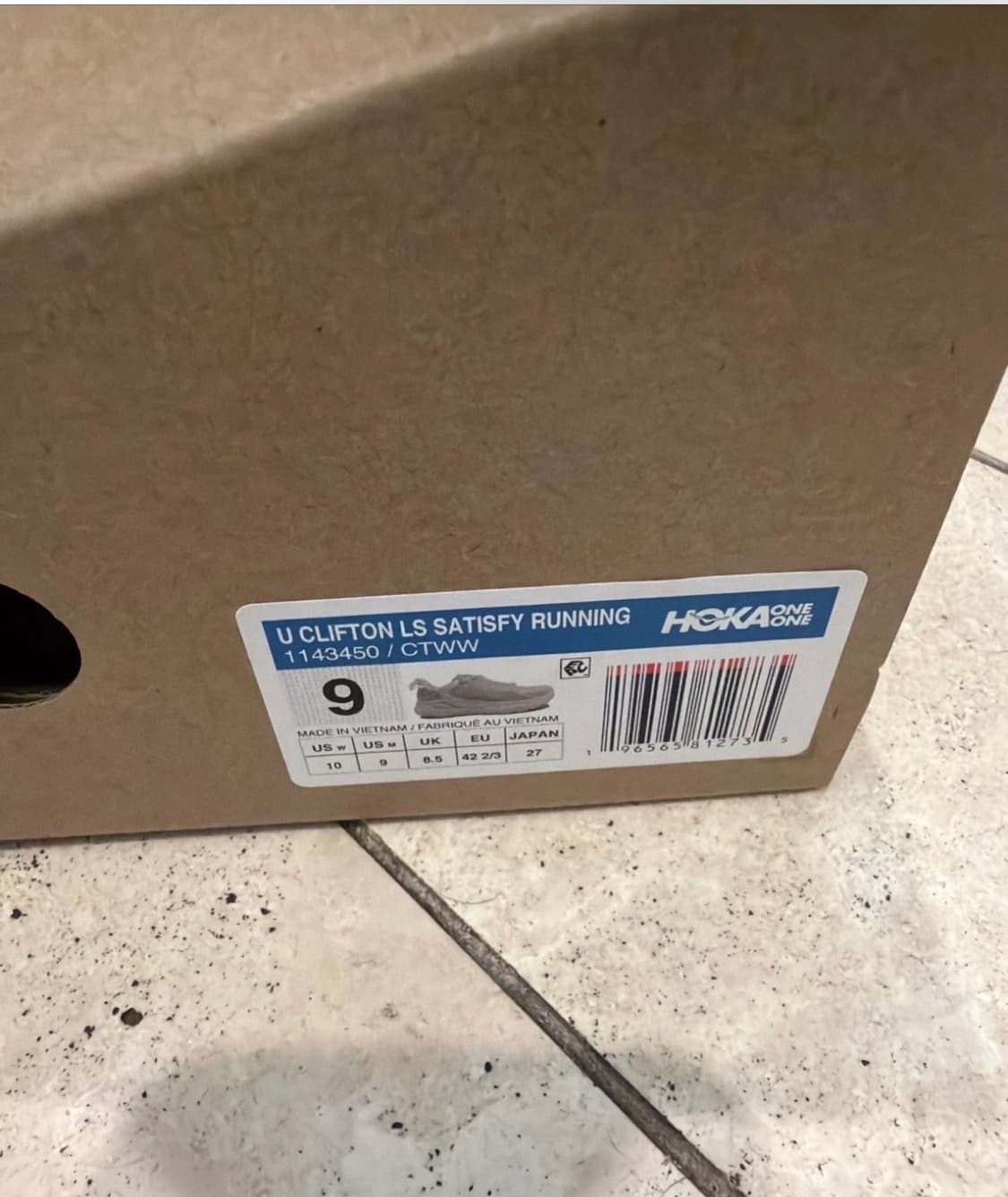 호카 x 새티스파이 클리프톤 LS 셀라돈 틴트 위스퍼 화이트 상품이미지7