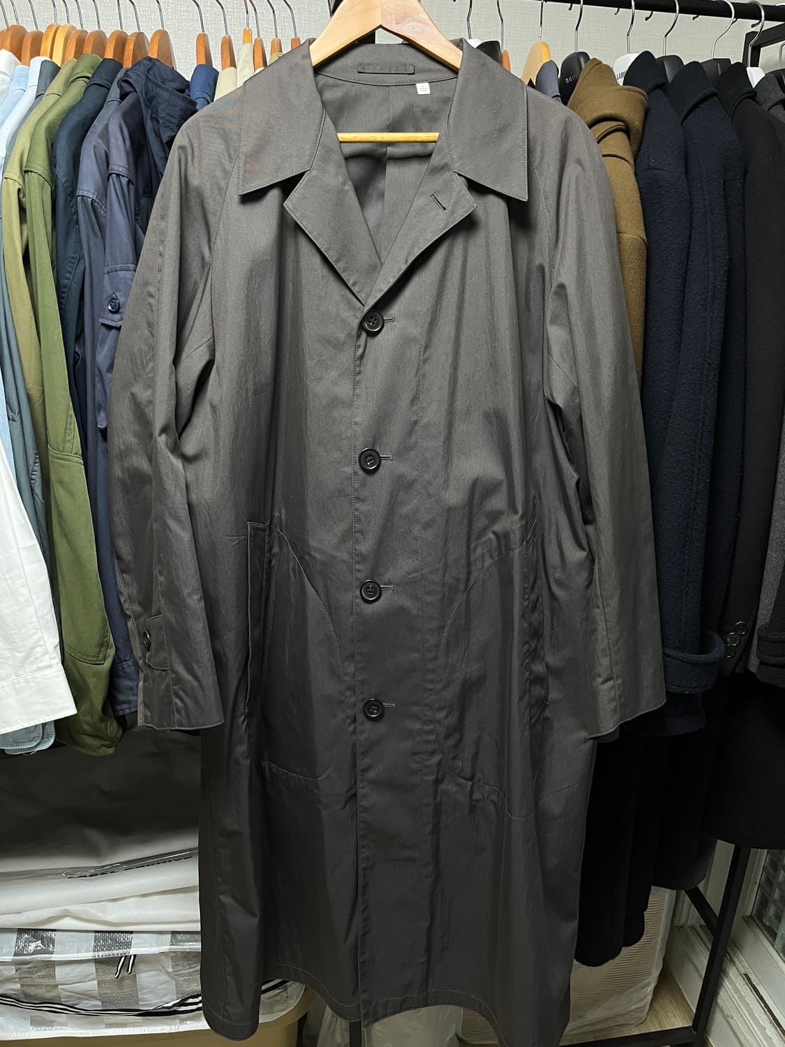 유니클로U 싱글브레스트 트렌치코트 L 상품이미지1