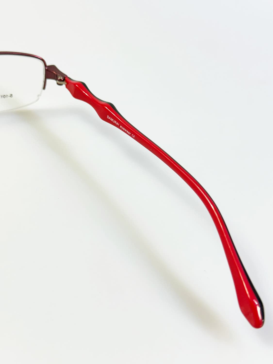 SAMURAI EYEWEAR 버건디 반무테 메탈 빈티지 안경 상품이미지6