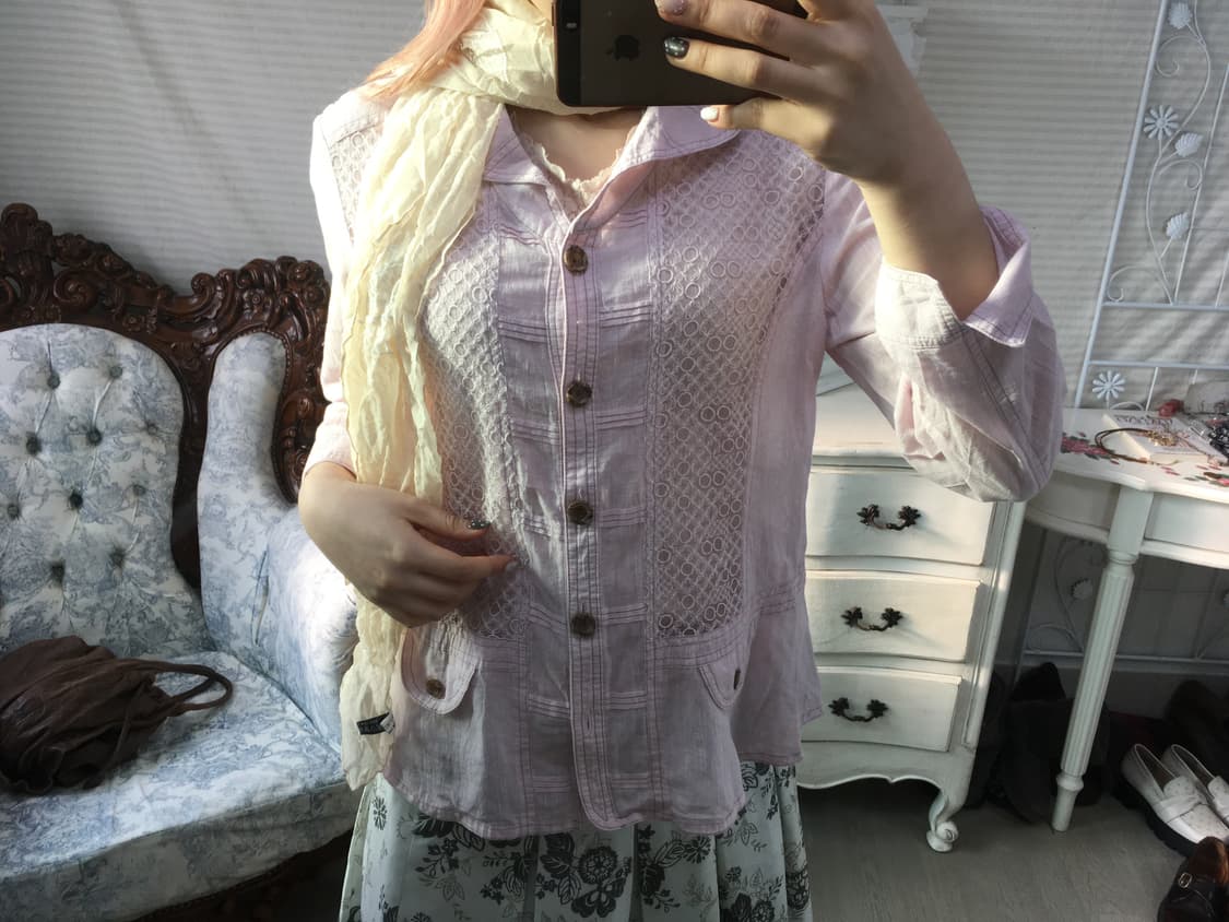 jpn vintage fairy silk muffler 상품이미지4