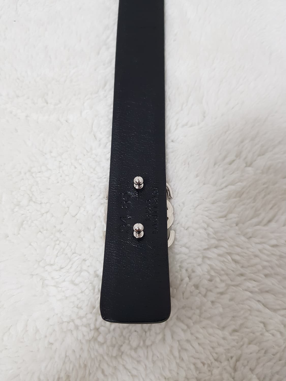 [85/34/정품] 로에베 아나그램 페이던트 블랙벨트 상품이미지5