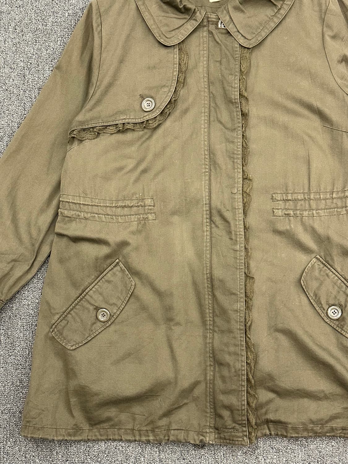 XL)Japanese vintage 여성 야상 자켓 상품이미지2