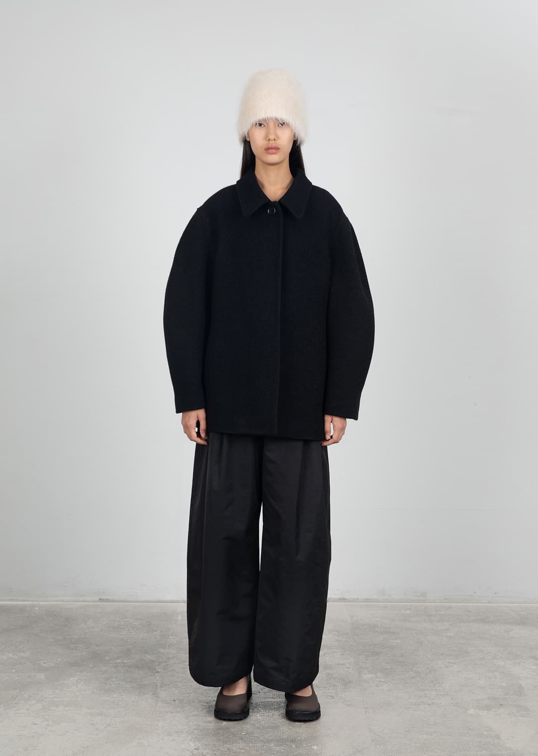 아모멘토 (amomento) / 아워글래스 Hourglass 하프 코트 상품이미지1