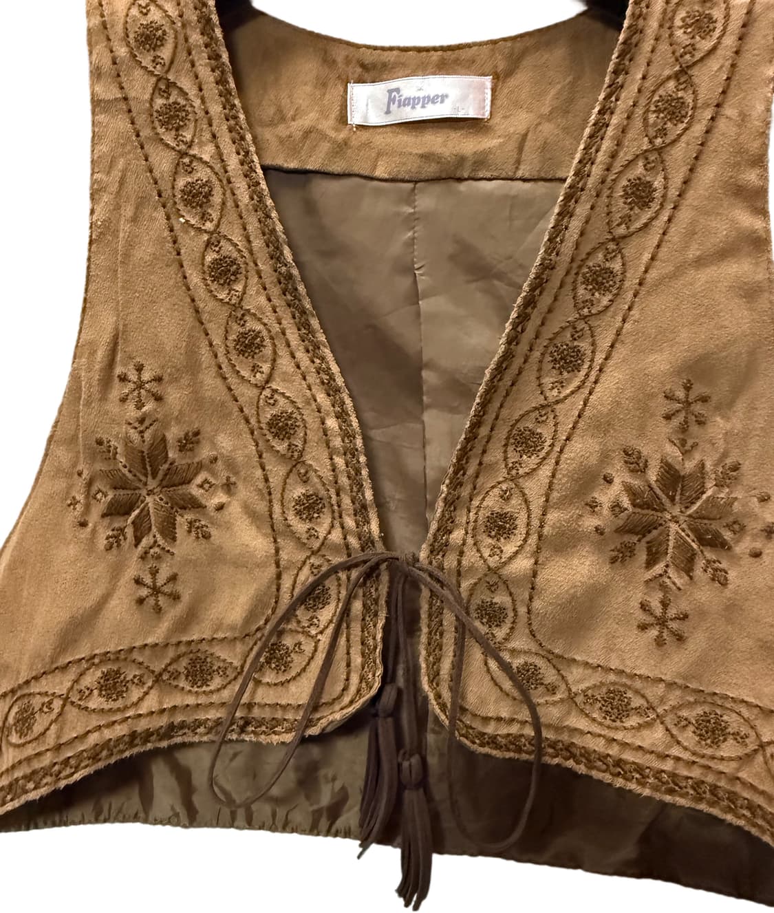 Fiapper bohemian crop vest 상품이미지3