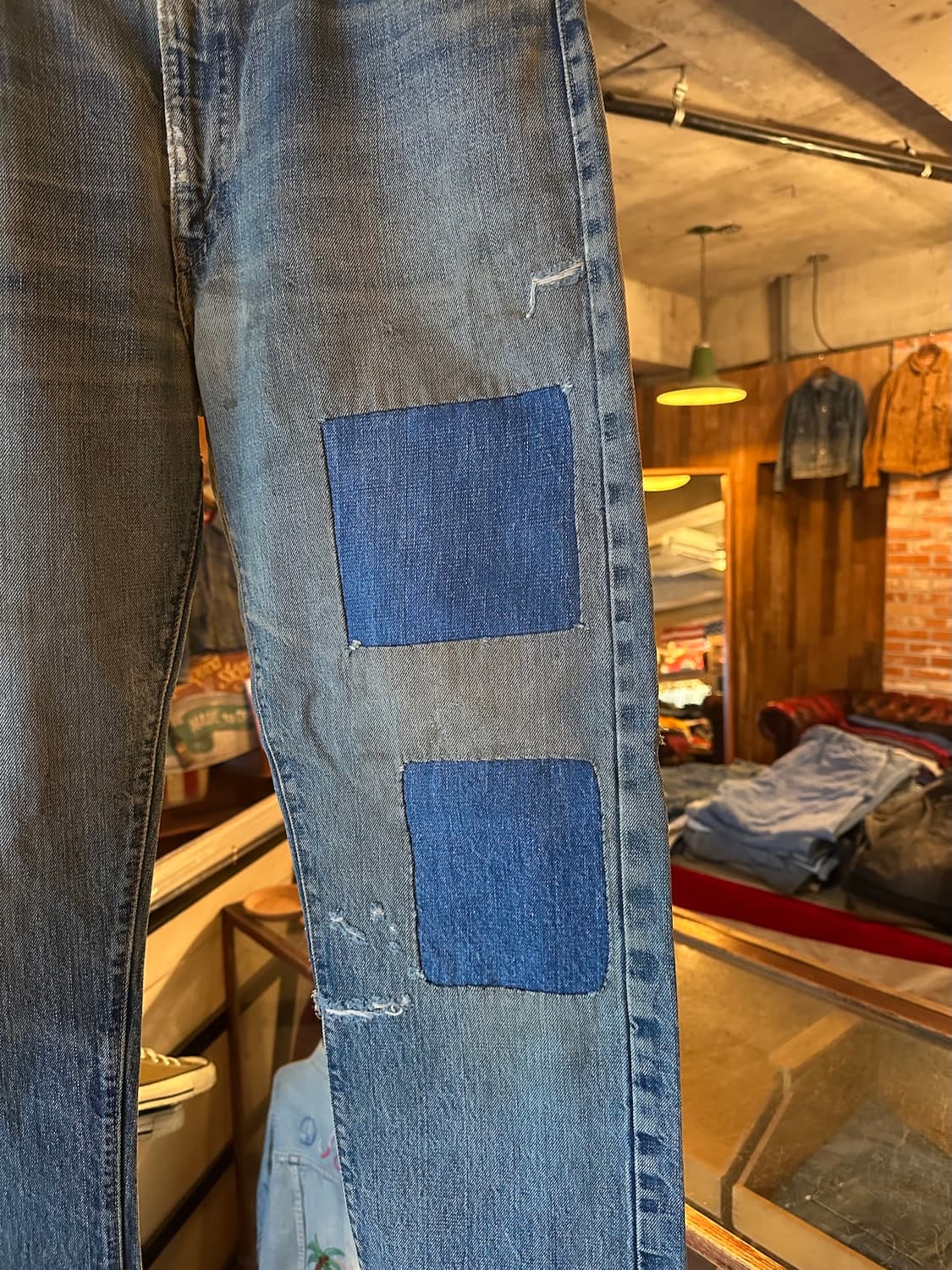 70s USA 빈티지 리바이스 505 66전기 셀비지 데님 팬츠 501 상품이미지2