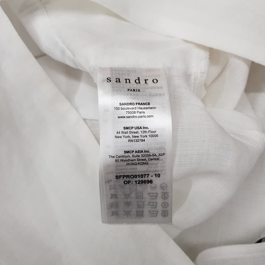 산드로 브이넥 프릴 미니 원피스 38사이즈 상품이미지9