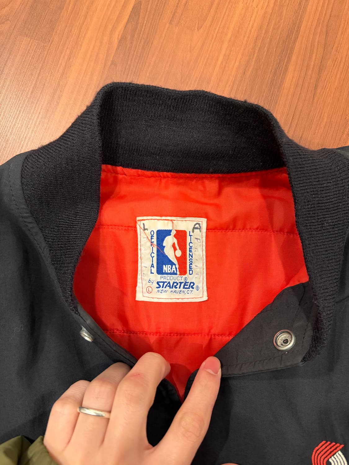 90s Starter 스타터 NBA 오피셜 스타디움 자켓 (USA) 상품이미지9