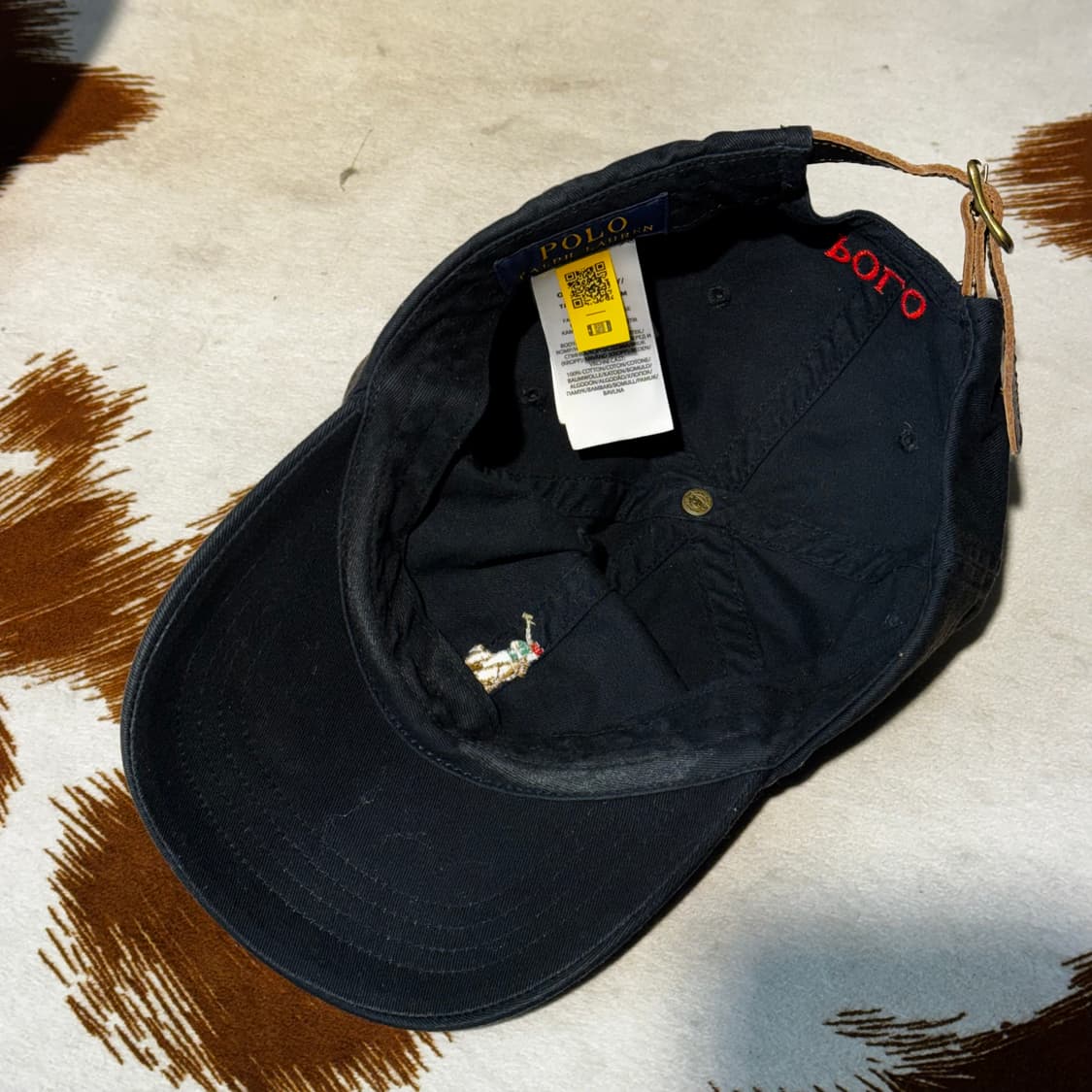 폴로 볼캡 레더 스트랩 (OS) 멀티 포니 상품이미지8