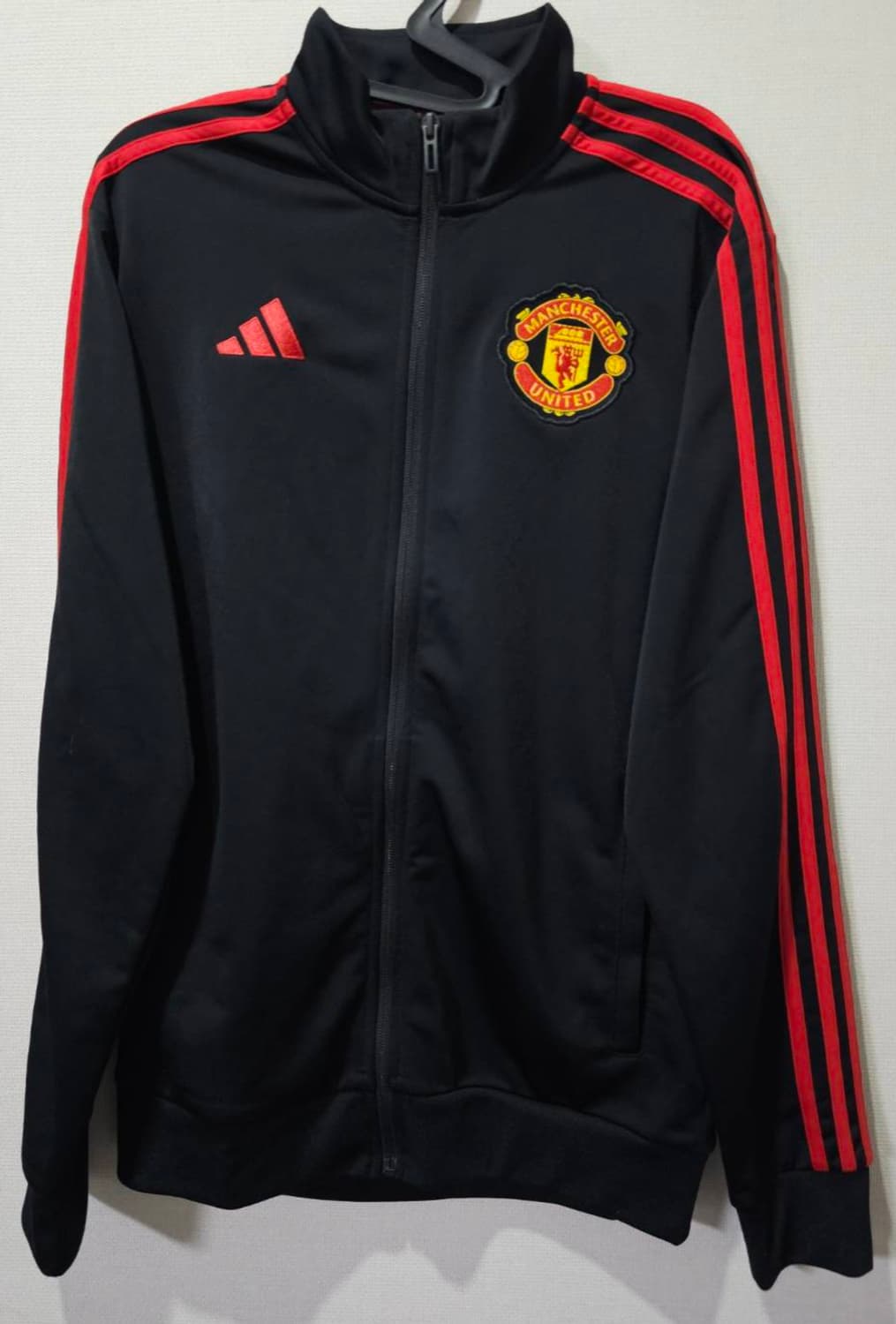 아디다스 맨유 DNA 검빨 유니폼 트랙탑 져지집업 95 / M 상품이미지1