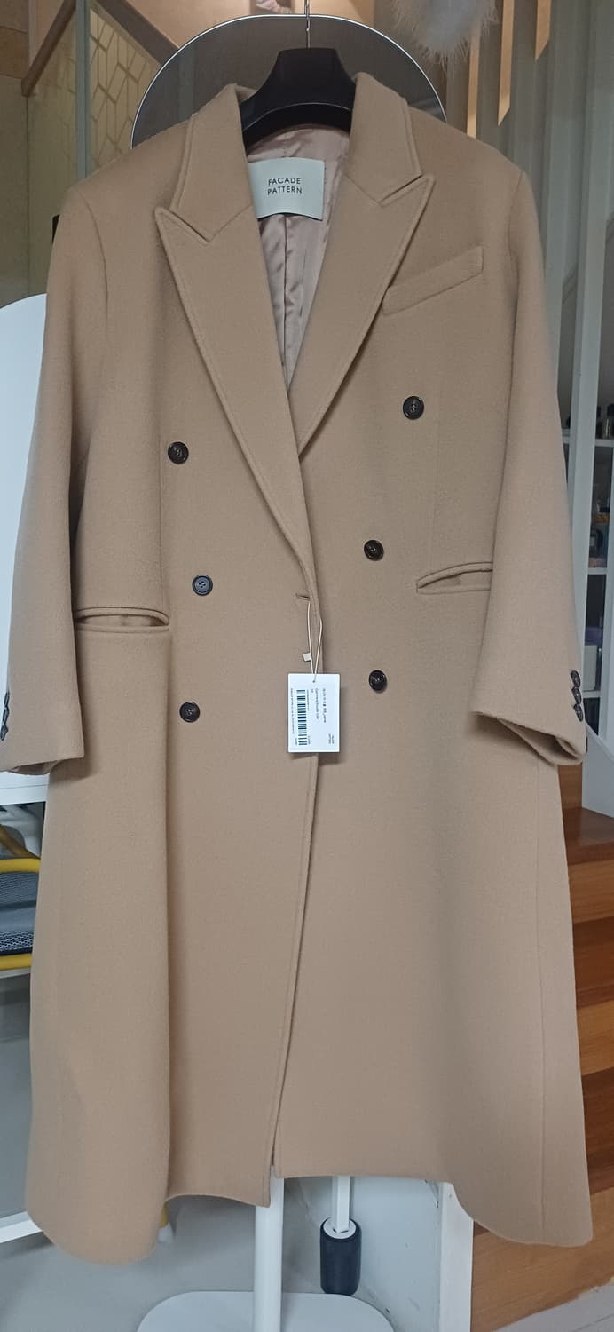 파사드패턴 캐시미어 더블코트 카멜 M 상품이미지1