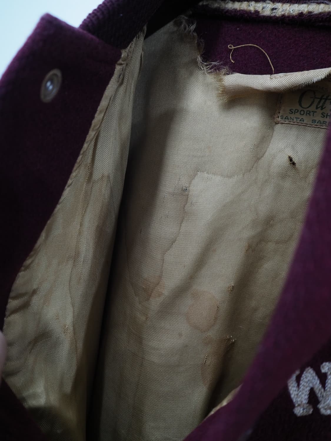 1950~60's HL WHITING varsity jacket  상품이미지8