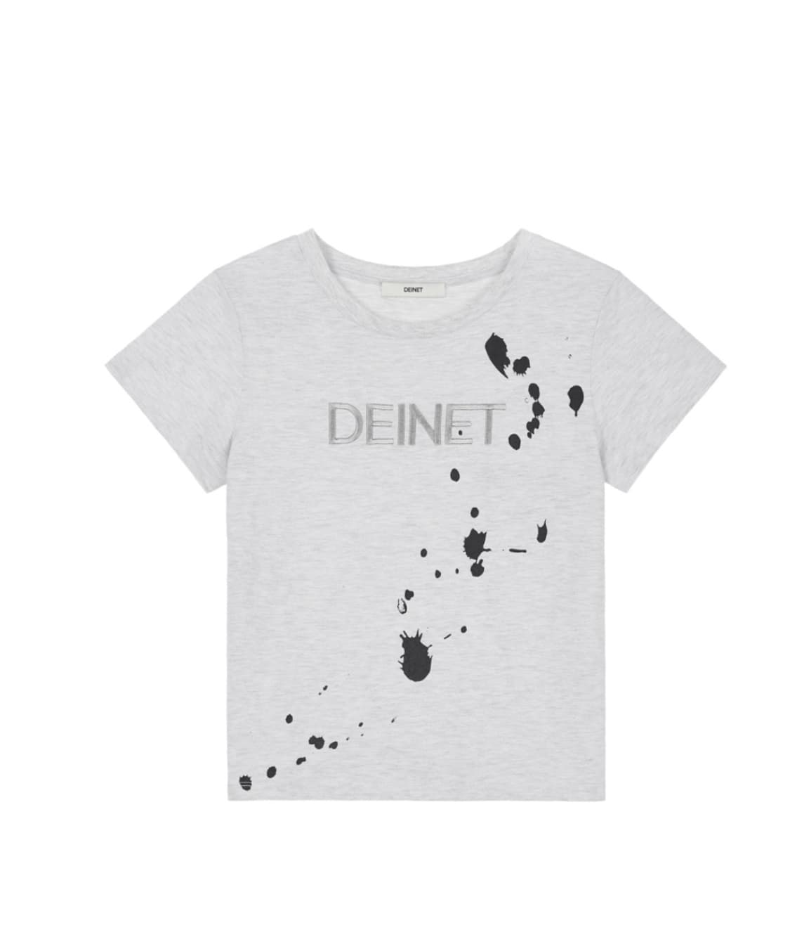다이닛 logo painting t-shirts (화이트멜란지) 상품이미지3