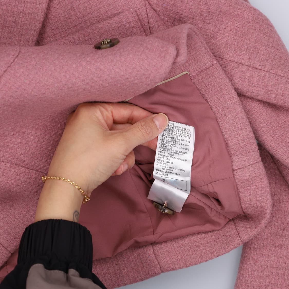 66 모르간 여성 트위드 숏자켓 0410H1 상품이미지5